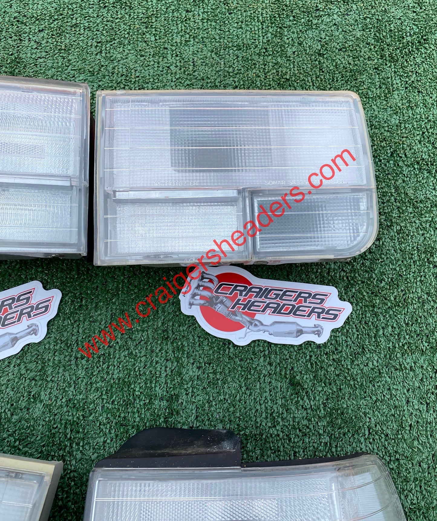 Clear White Rear Tail Light Lamp For Honda Accord Sedan 92-93