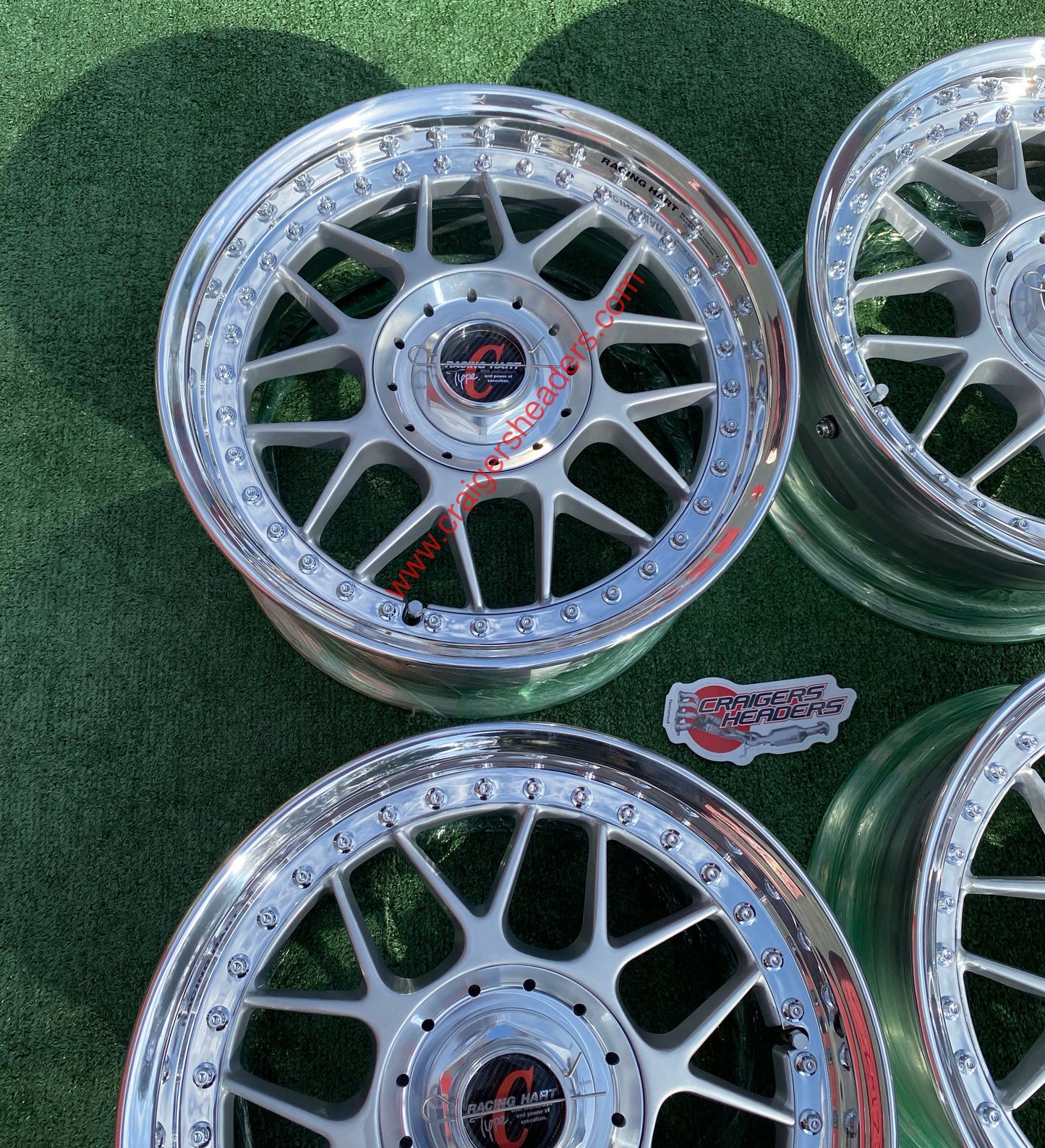 Racing Hart Type C’s - 4x114 & 5x114 - 16 x 8" +38 Offset