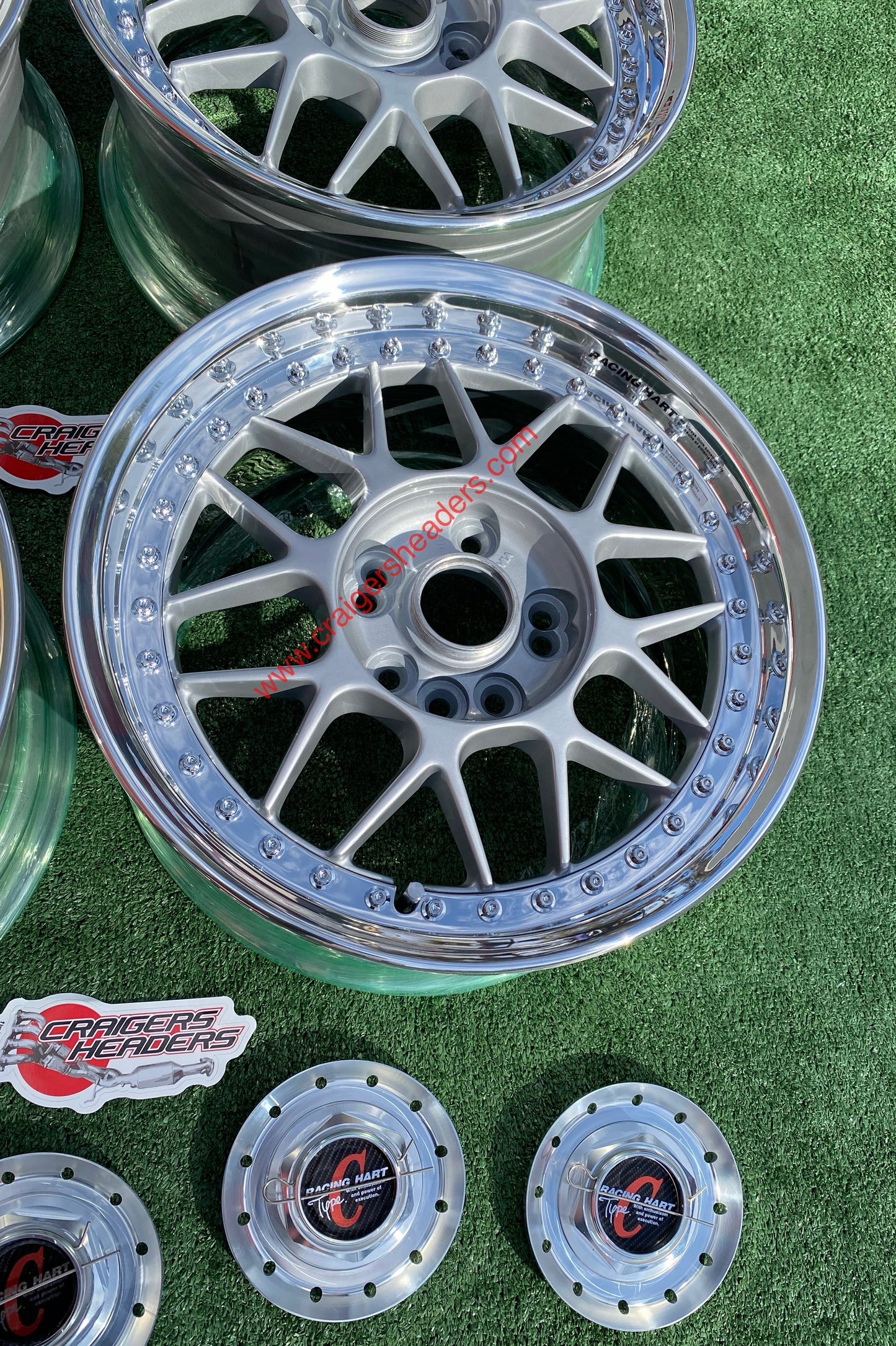 Racing Hart Type C’s - 4x114 & 5x114 - 16 x 8" +38 Offset