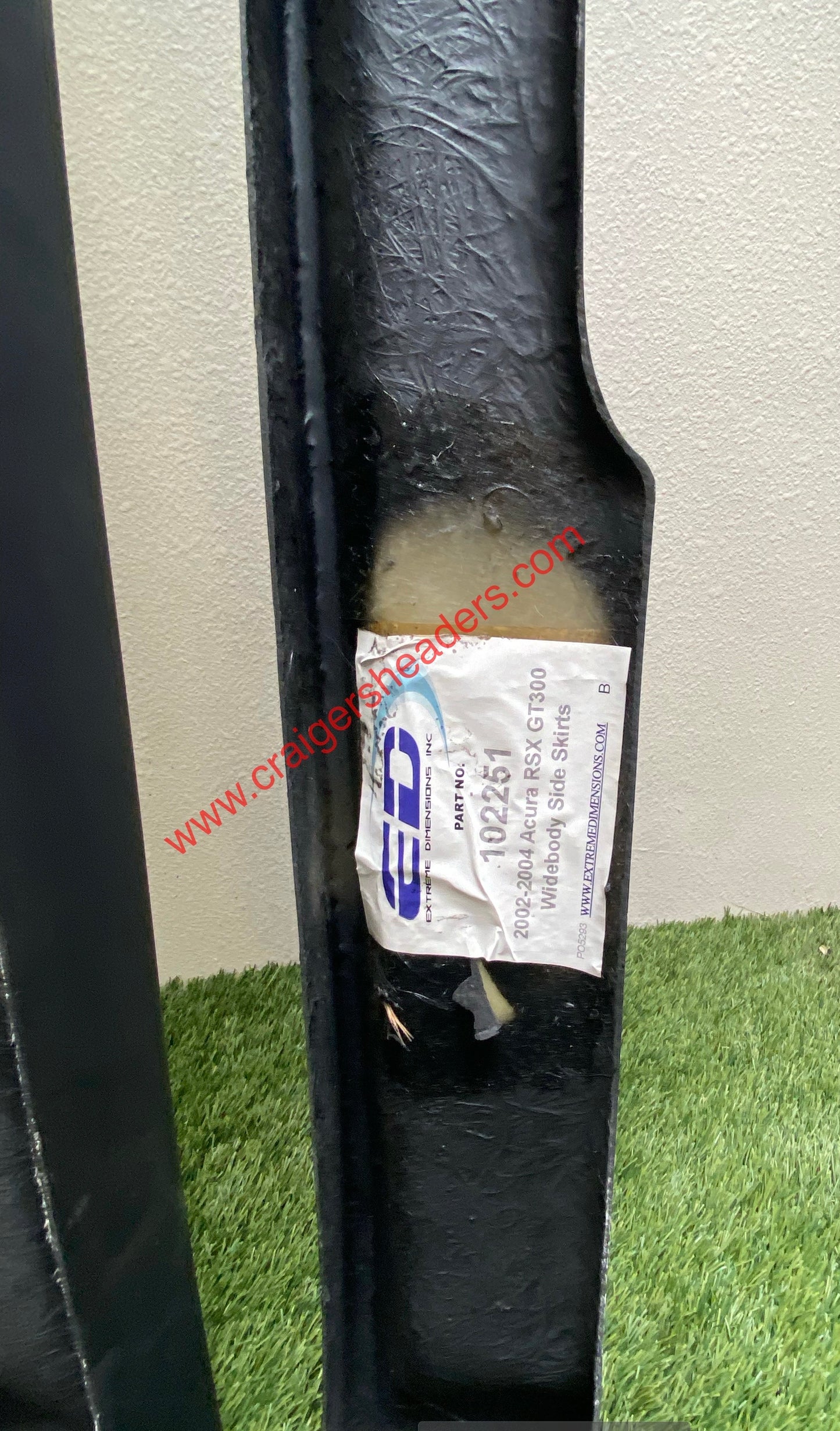 Extreme Dimensions 2002-2004 Acura RSX Duraflex GT300 Wide Body Side Skirts - "LOCAL PICKUP ONLY"