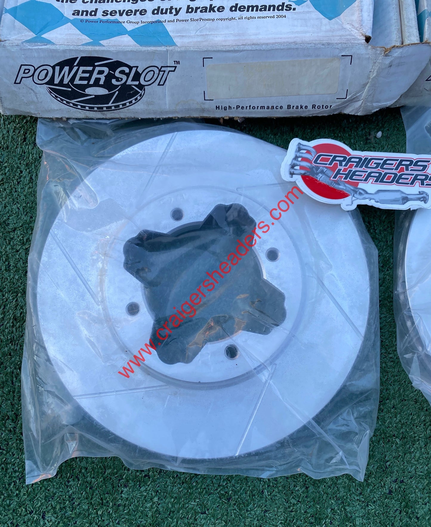 POWERSTOP SLOTTED ROTORS - 90-97 Accord Coupe or Sedan.