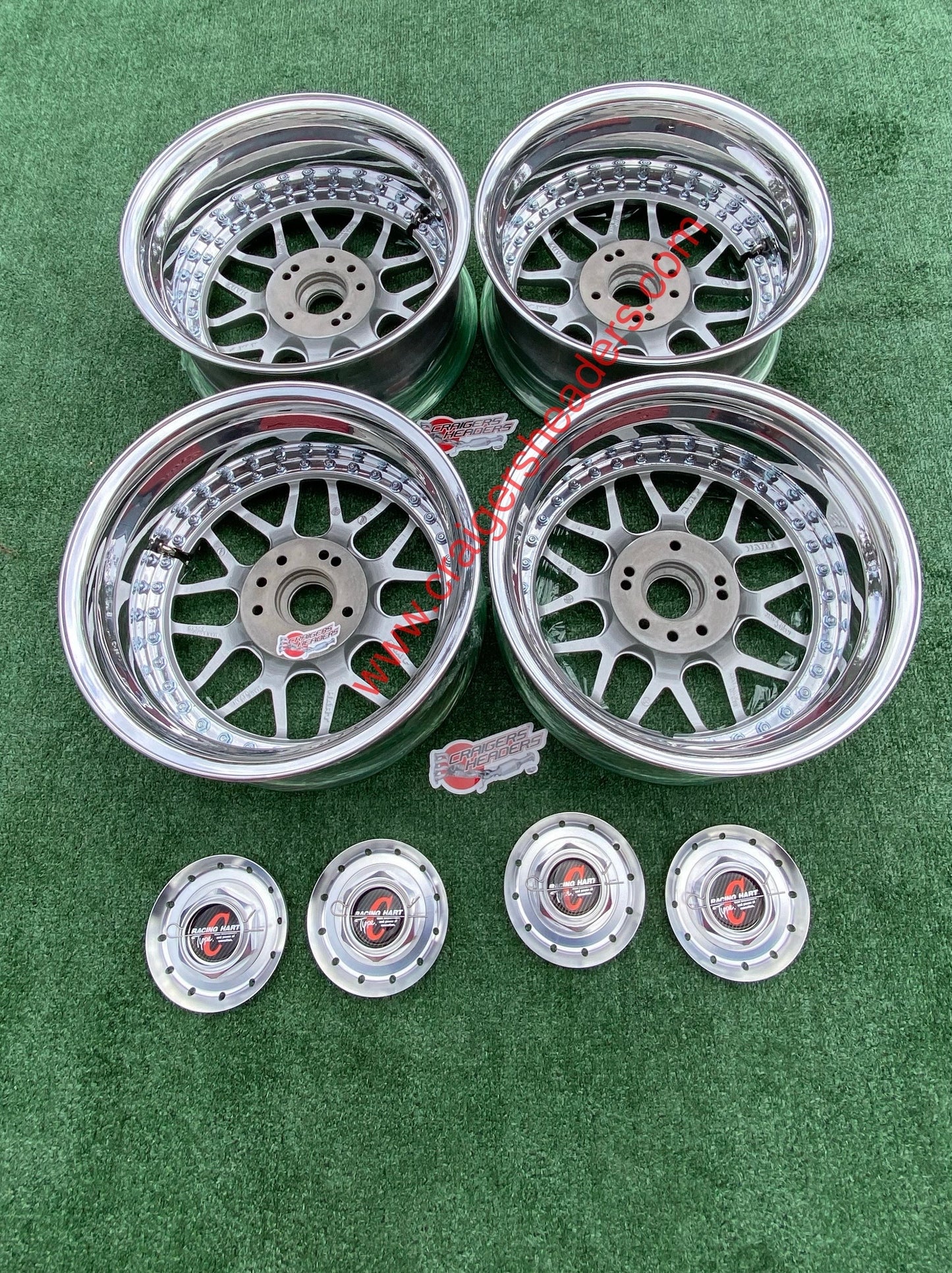 Racing Hart Type C’s - 4x114 & 5x114 - 16 x 7" +38 Offset