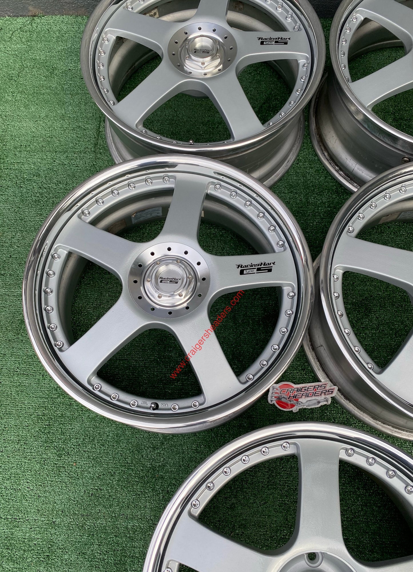 Racing Hart Type C5’s - 5x114 & 4x114 - 19 x 8.5” +45 Offset