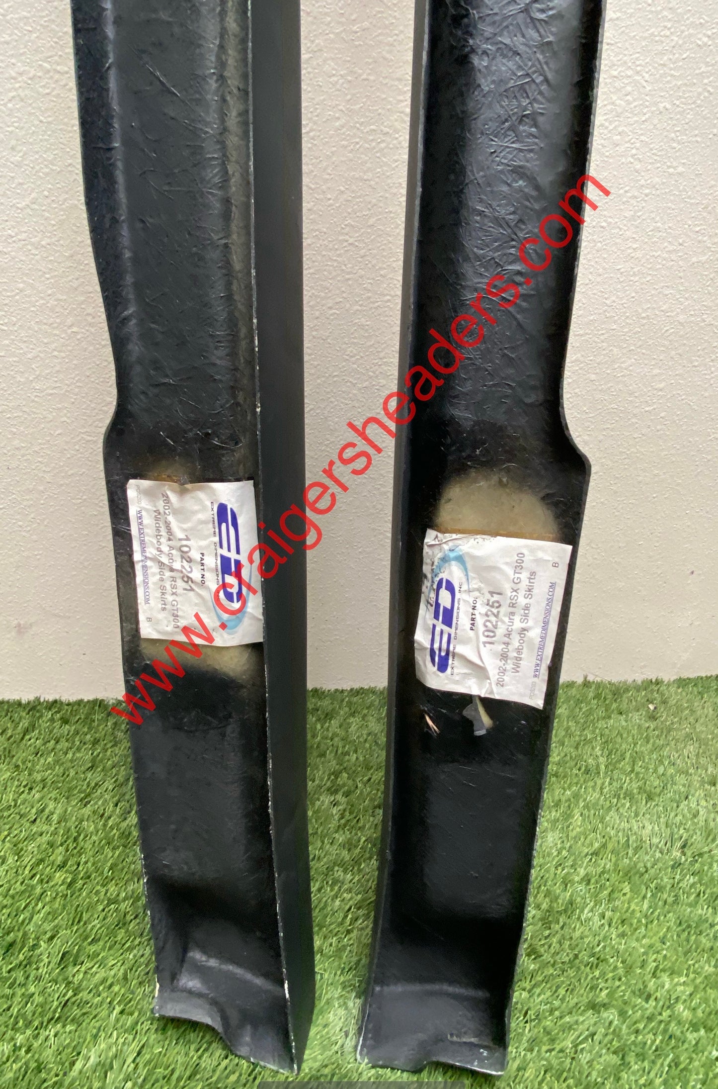 Extreme Dimensions 2002-2004 Acura RSX Duraflex GT300 Wide Body Side Skirts - "LOCAL PICKUP ONLY"