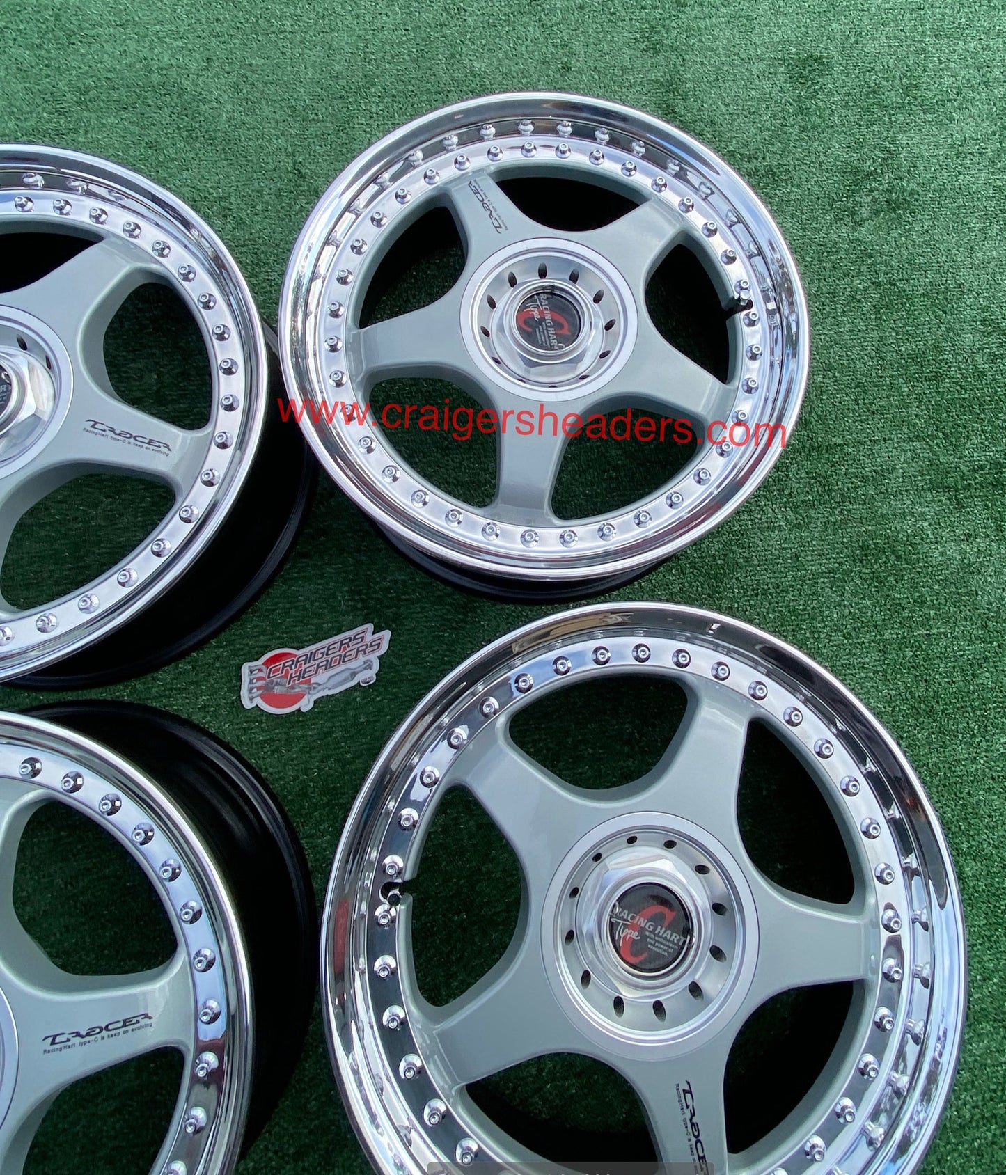 Racing Hart Tracer Type C’s - 4x100 & 5x100 - 16X7" +38 Offset