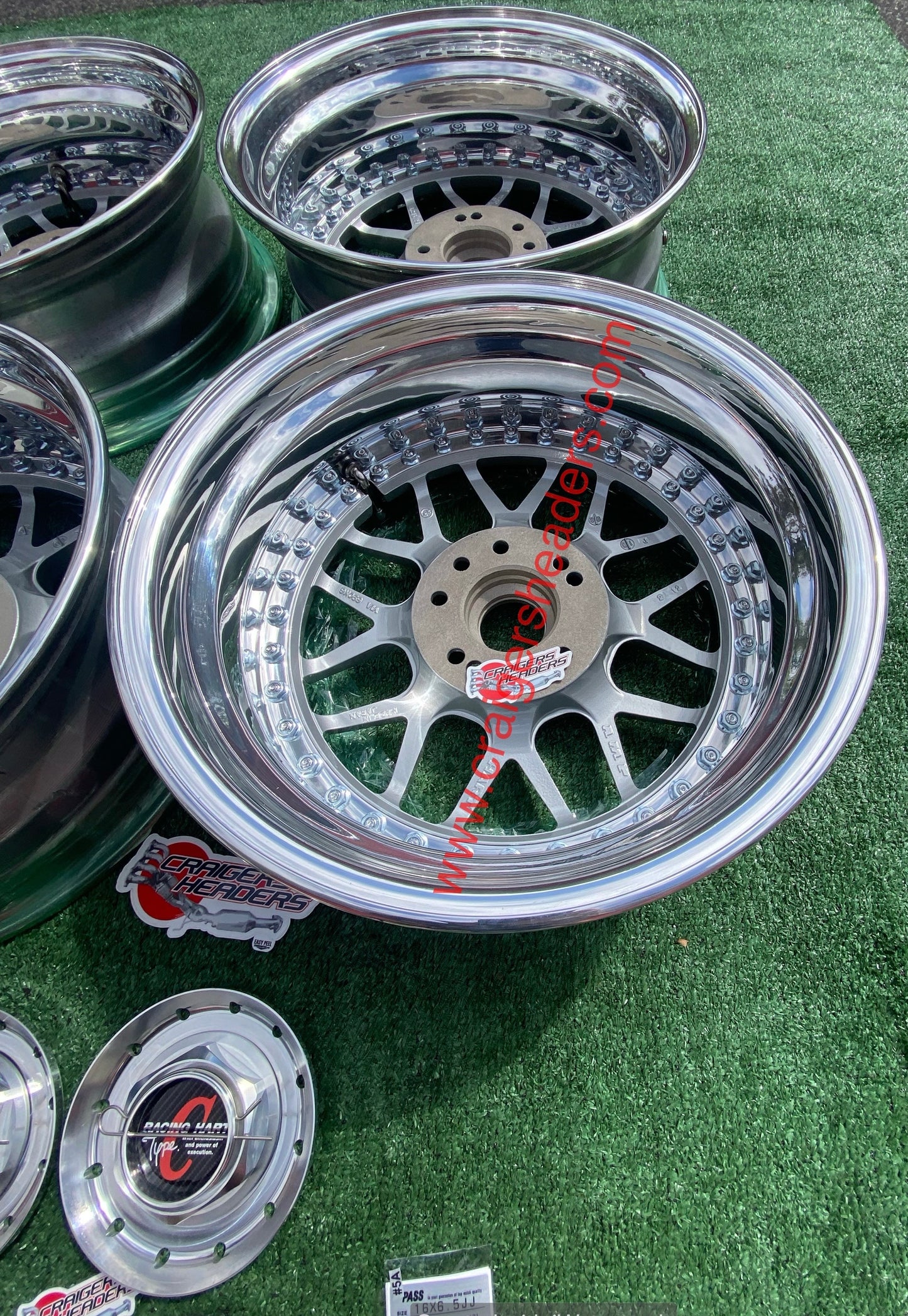 Racing Hart Type C’s - 4x114 & 5x114 - 16 x 6.5" +31 Offset