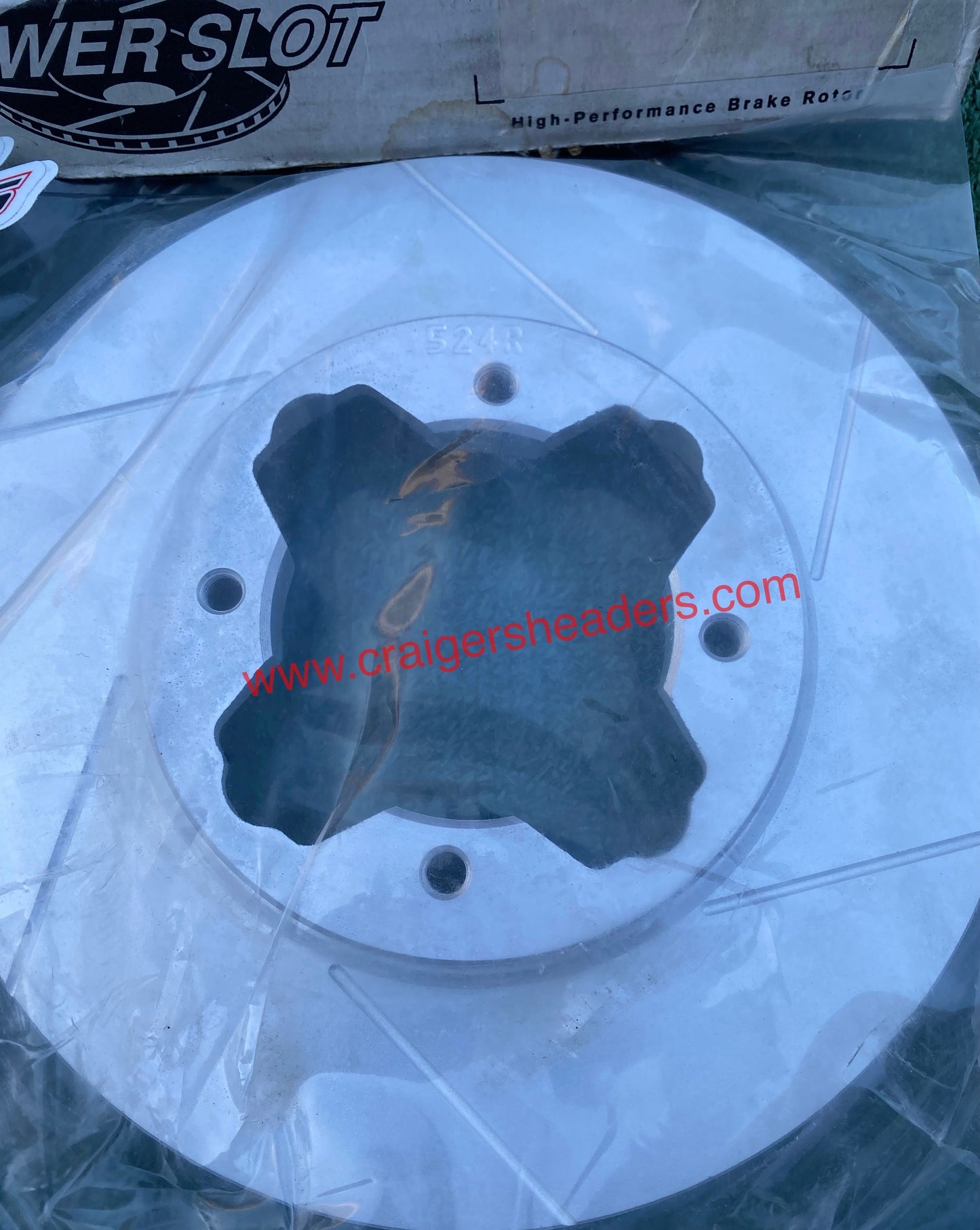 POWERSTOP SLOTTED ROTORS - 90-97 Accord Coupe or Sedan.