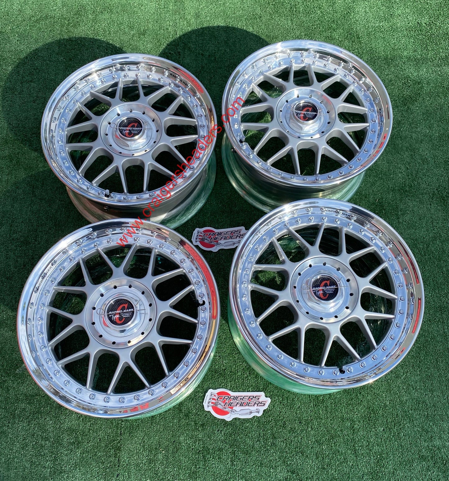 Racing Hart Type C’s - 4x114 & 5x114 - 16 x 8" +38 Offset