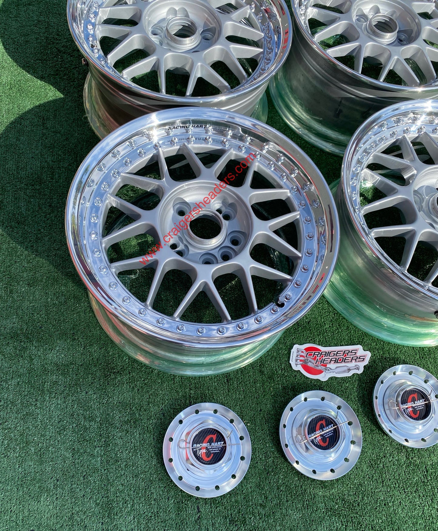 Racing Hart Type C’s - 4x114 & 5x114 - 16 x 8" +38 Offset
