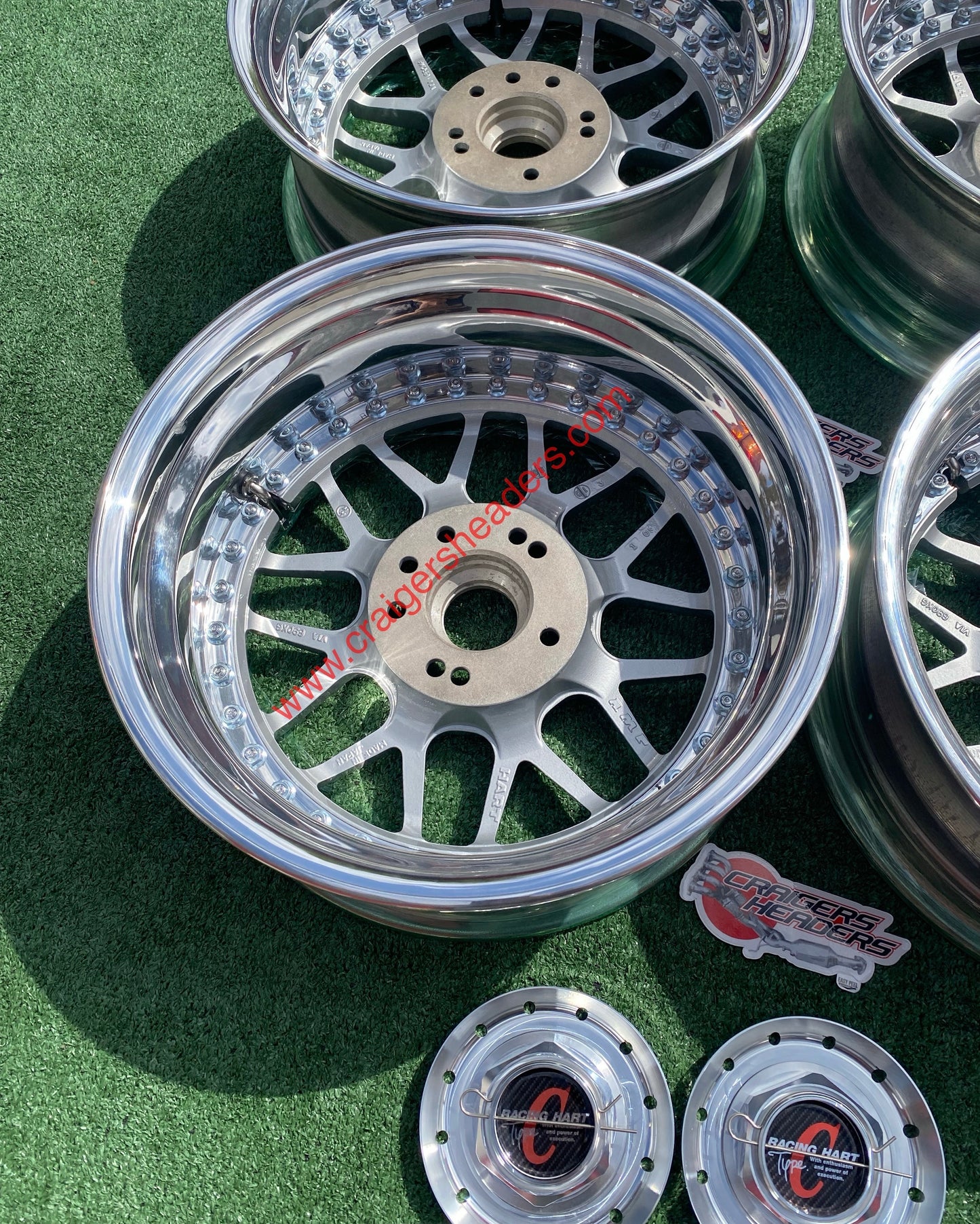 Racing Hart Type C’s - 4x114 & 5x114 - 16 x 6.5" +31 Offset