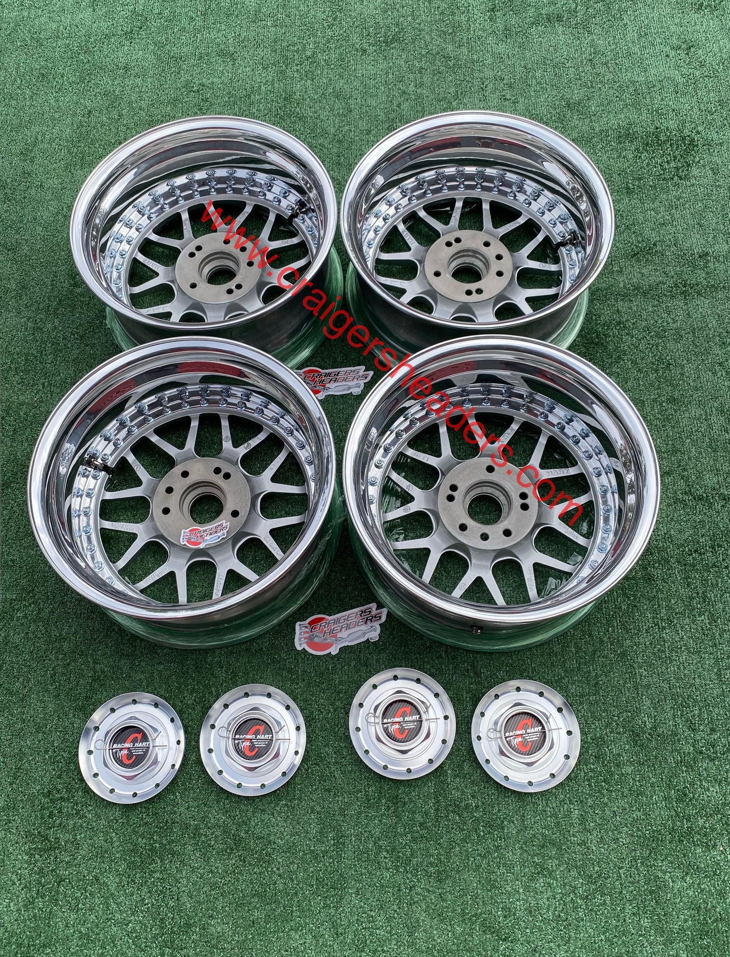 Racing Hart Type C’s - 4x114 & 5x114 - 16 x 7" +38 Offset