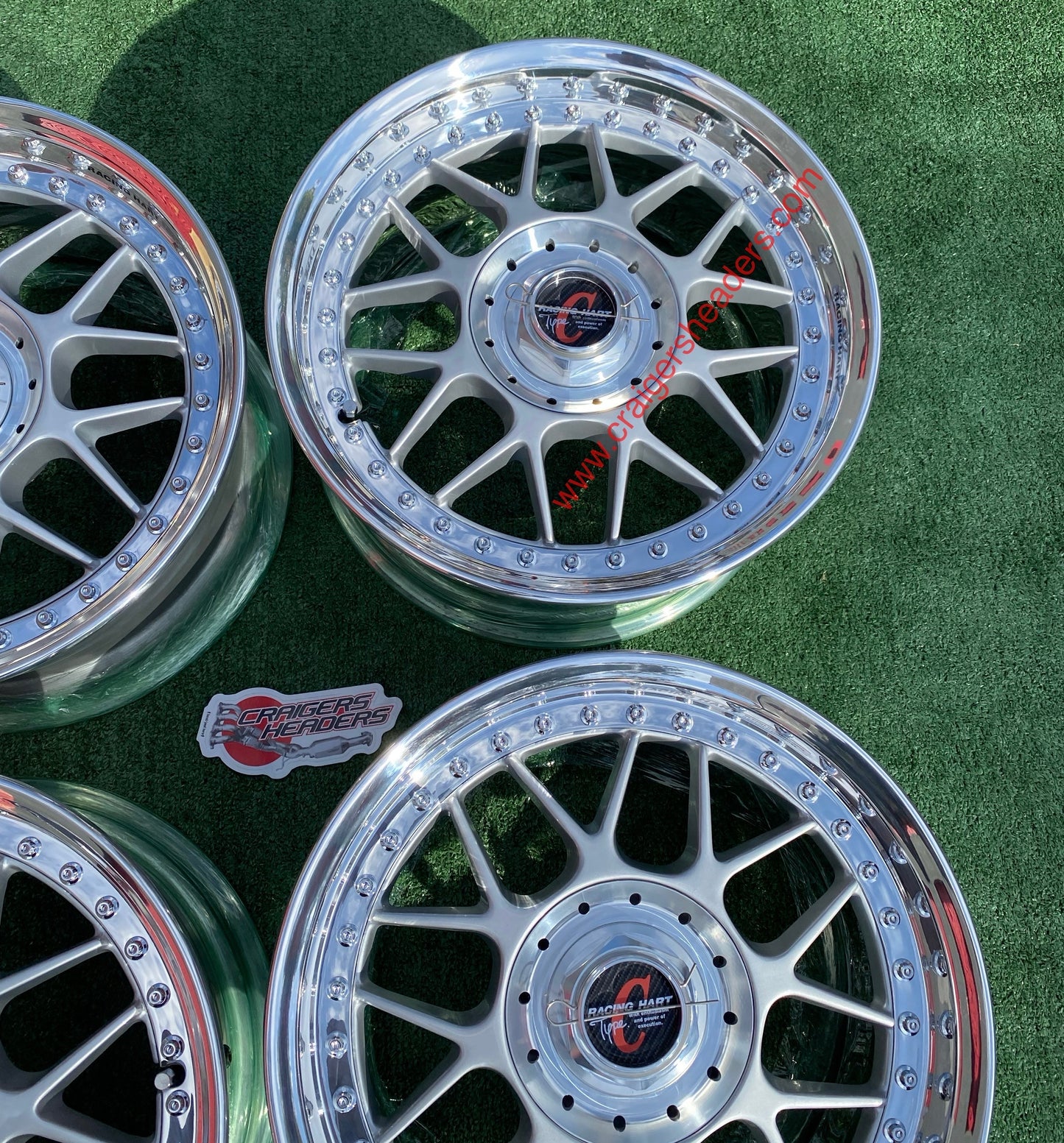Racing Hart Type C’s - 4x114 & 5x114 - 16 x 8" +38 Offset