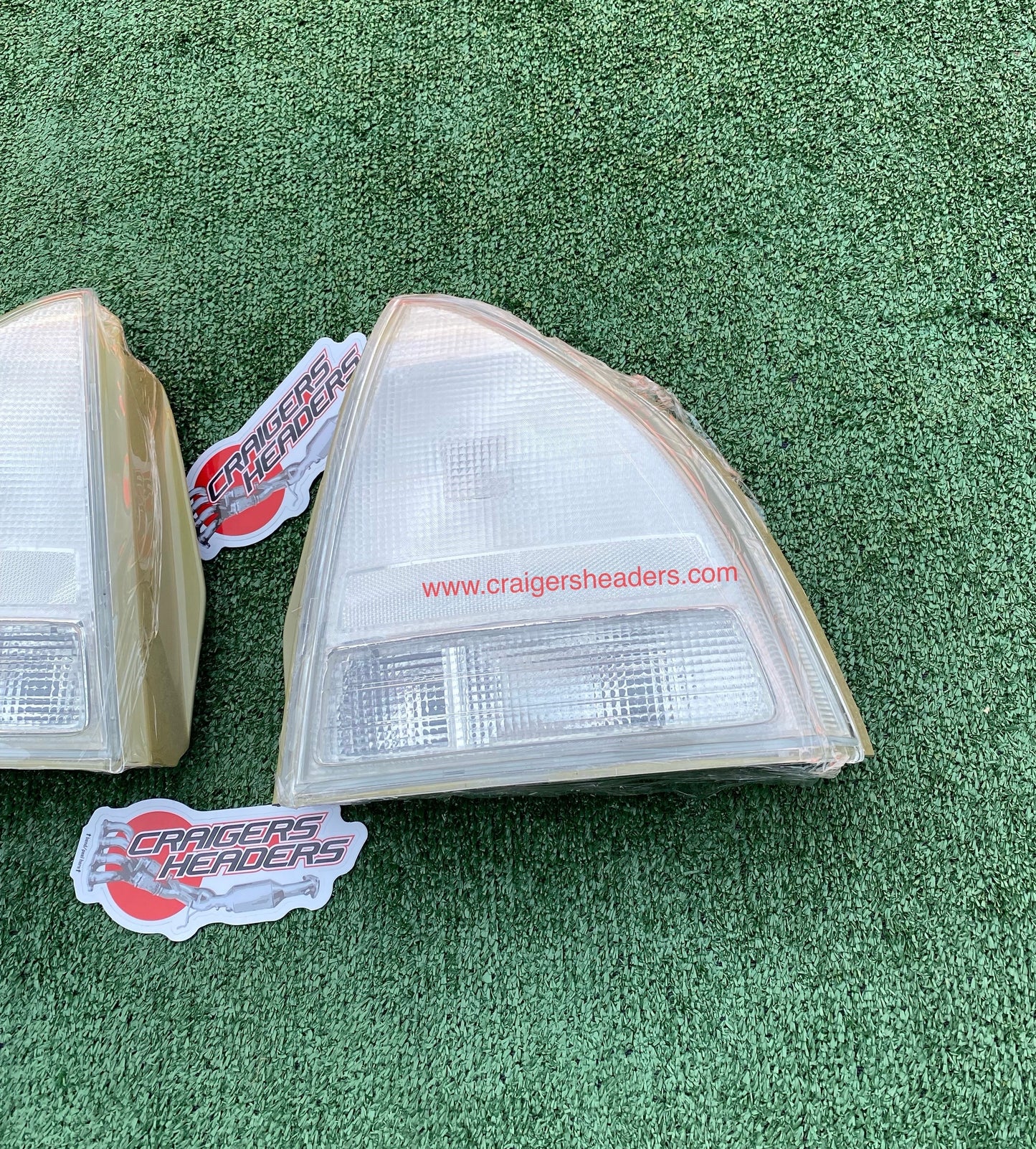 Clear White Rear Tail Light Lamps For Honda Prelude 92-96