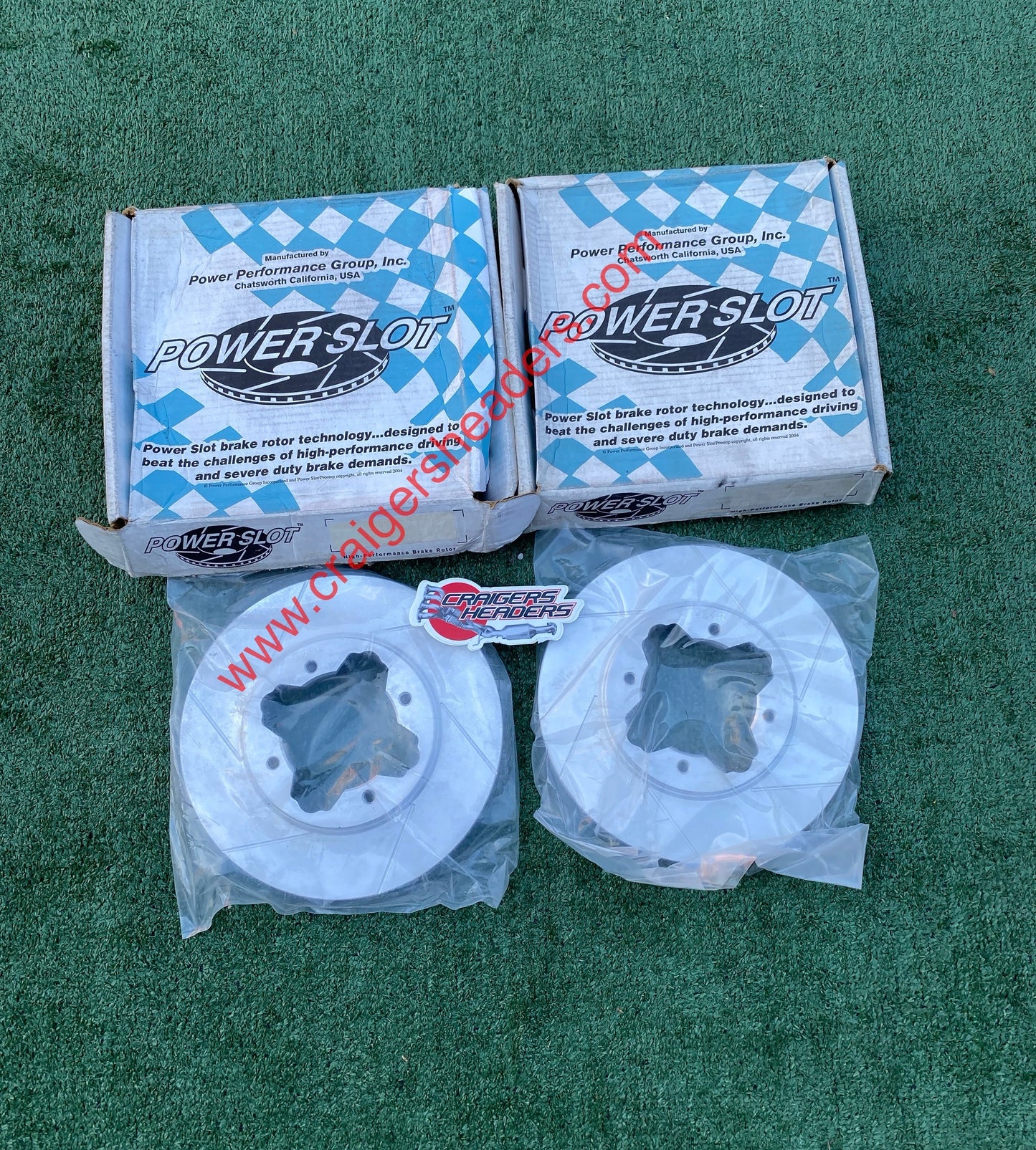 POWERSTOP SLOTTED ROTORS - 90-97 Accord Coupe or Sedan.