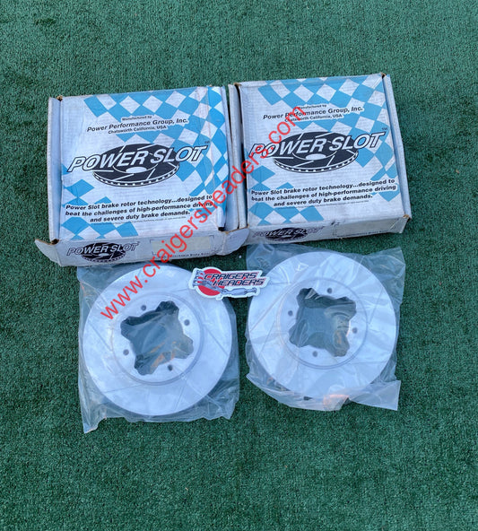 POWERSTOP SLOTTED ROTORS - 90-97 Accord Coupe or Sedan.