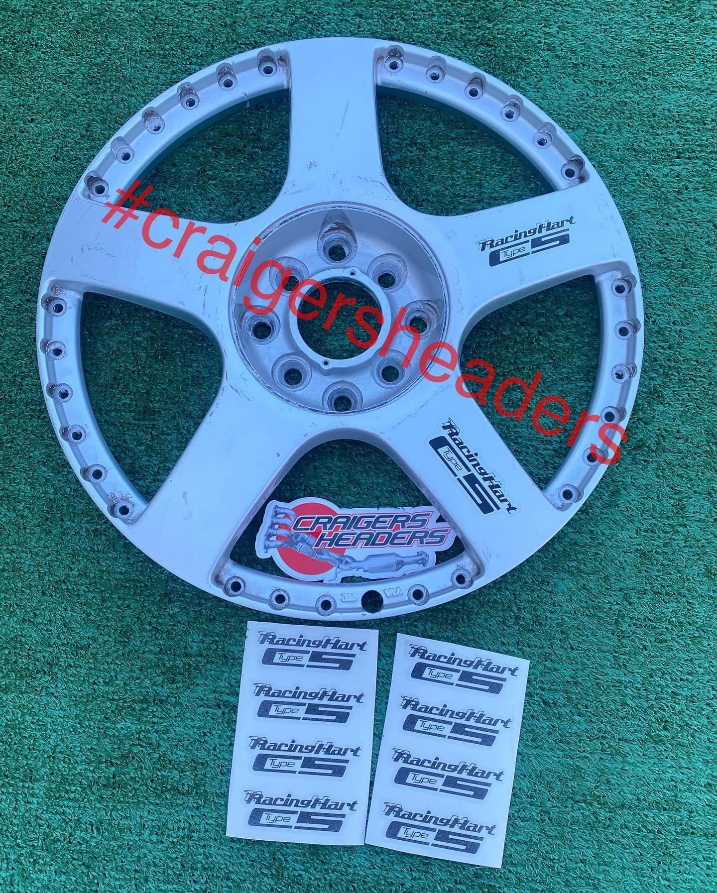 Racing Hart C5 Spoke Replacement Stickers