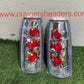 Matrix Red Eye Tail Light Light Assemblies 09-268 - 88-98 Chevy Pickup Sil/Yuk/Tah/GMC.