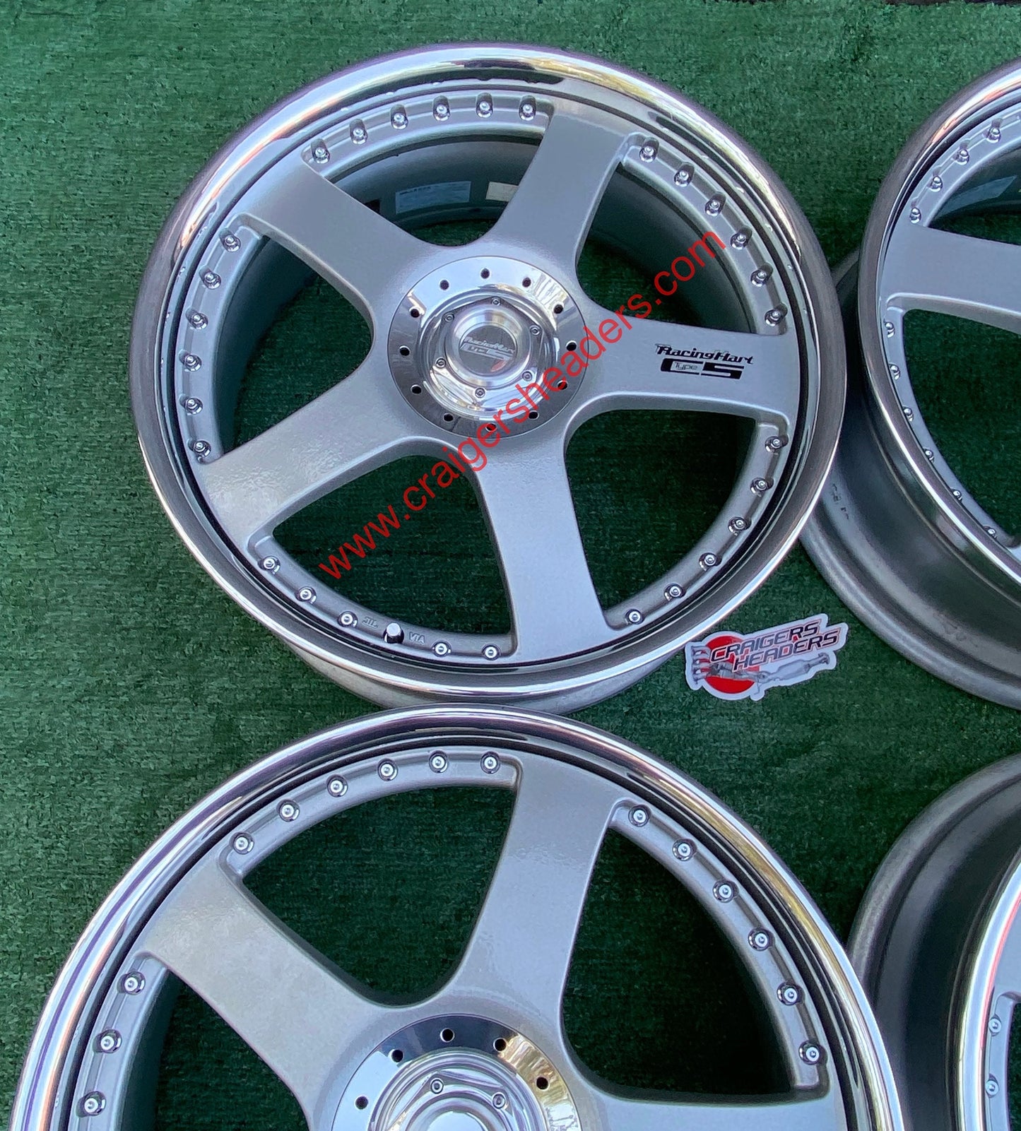 Racing Hart Type C5’s - 5x114 & 4x114 - 19 x 8” +50 Offset