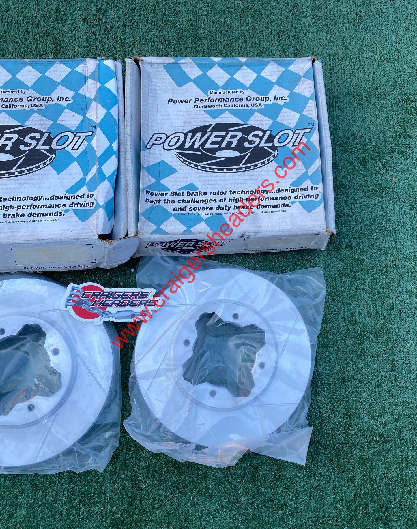 POWERSTOP SLOTTED ROTORS - 90-97 Accord Coupe or Sedan.