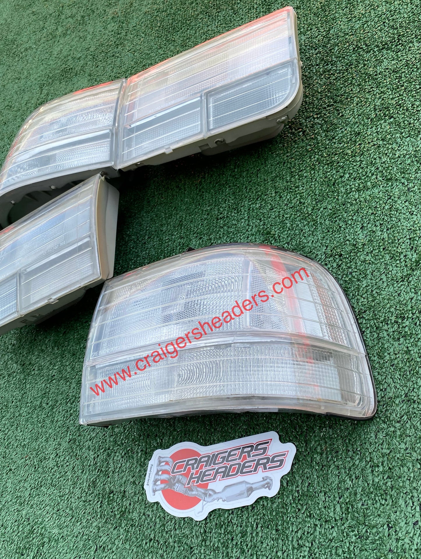 Clear White Rear Tail Light Lamp For Honda Accord Sedan 92-93