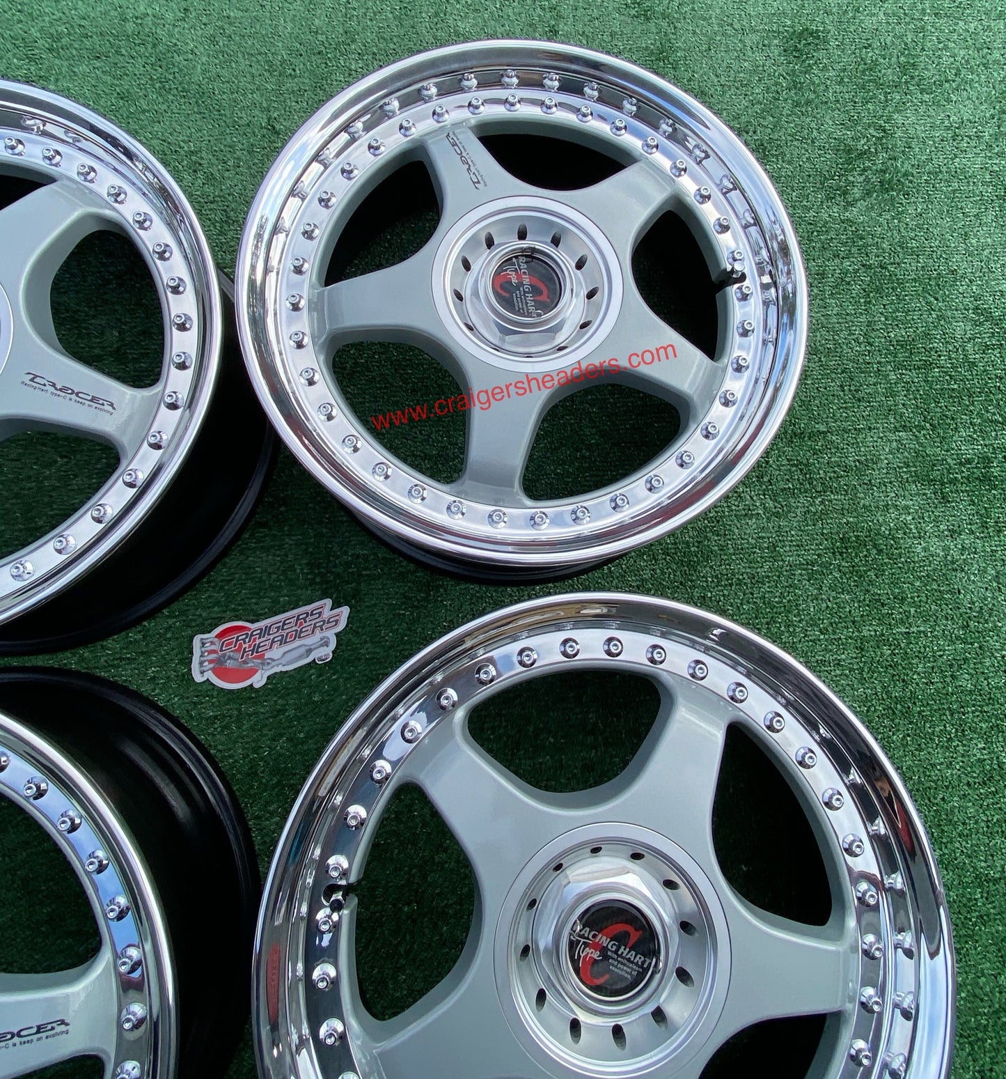 Racing Hart Tracer Type C’s - 4x100 & 5x100 - 16X7" +38 Offset