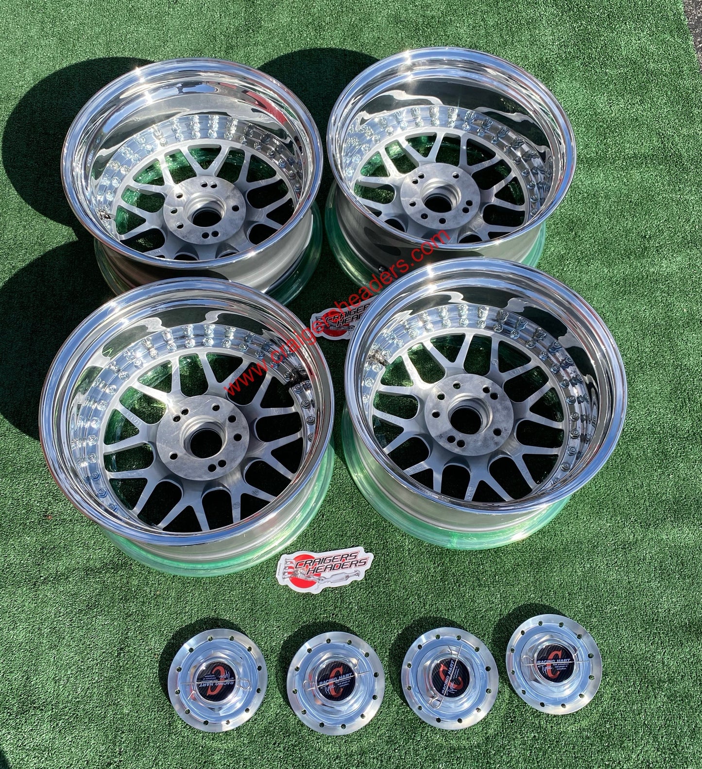 Racing Hart Type C’s - 4x114 & 5x114 - 16 x 8" +38 Offset