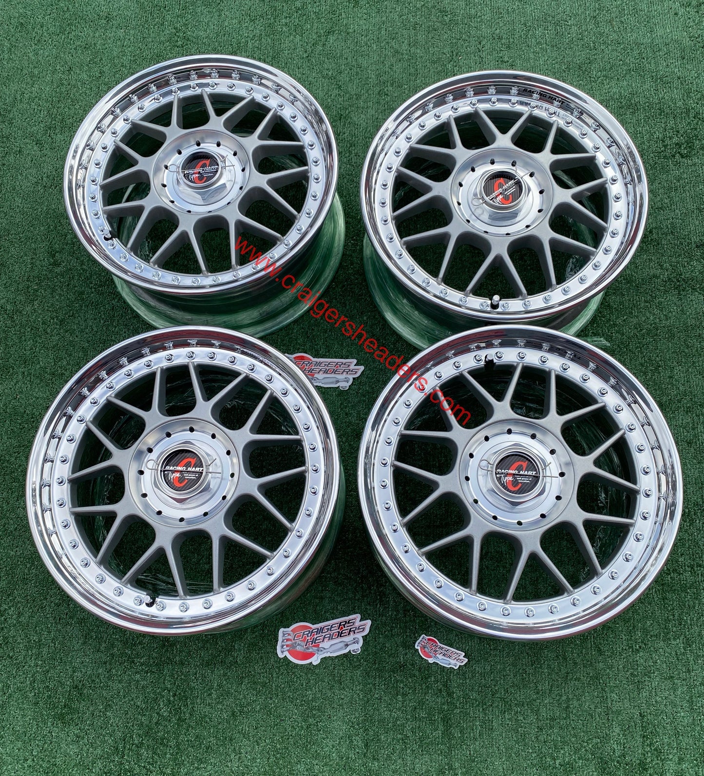 Racing Hart Type C’s - 4x114 & 5x114 - 16 x 7" +38 Offset