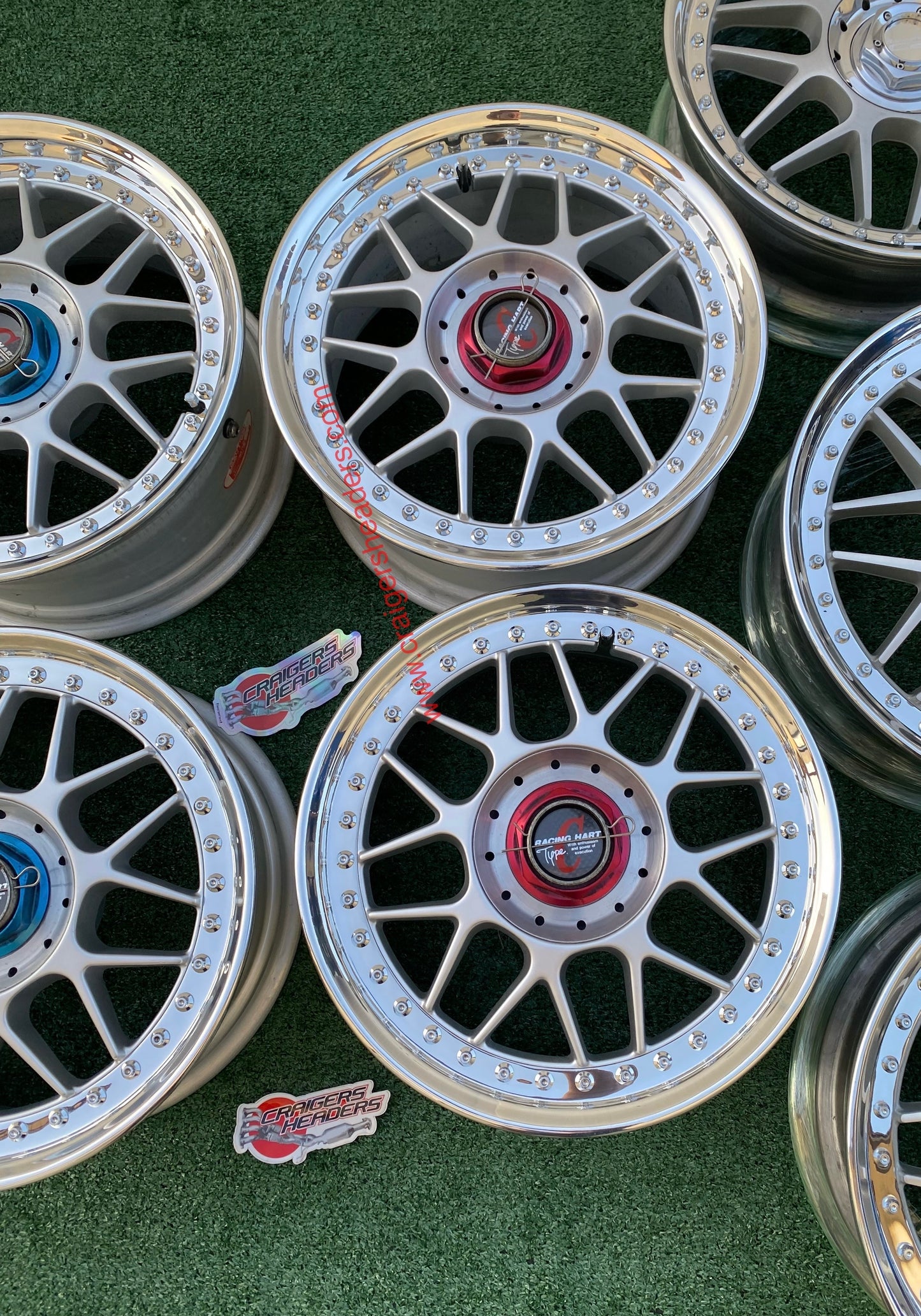 Racing Hart Type C’s - 5x114 - 16x7" and 16x8", +33 Offset