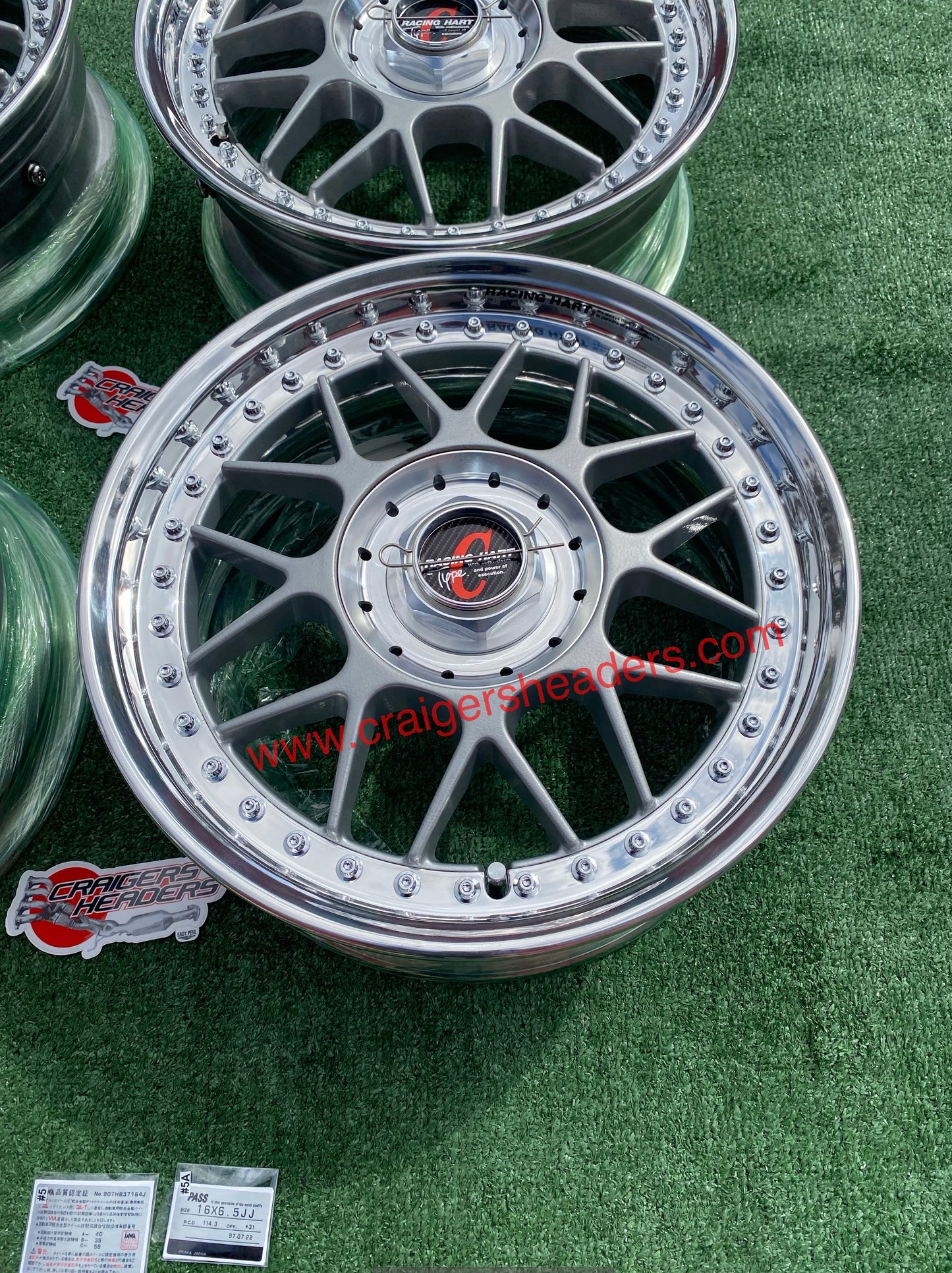 Racing Hart Type C’s - 4x114 & 5x114 - 16 x 6.5" +31 Offset