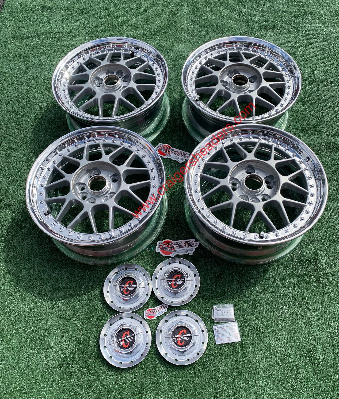 Racing Hart Type C’s - 4x114 & 5x114 - 16 x 6.5" +31 Offset