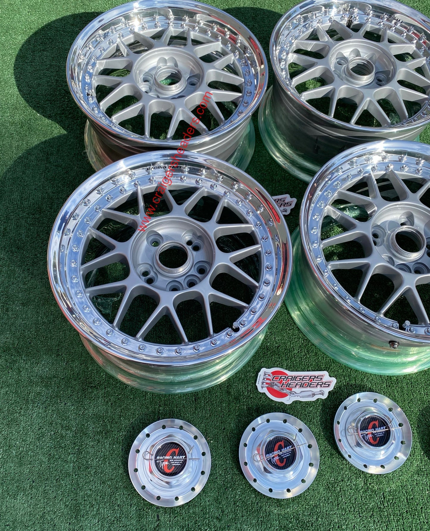 Racing Hart Type C’s - 4x114 & 5x114 - 16 x 8" +38 Offset
