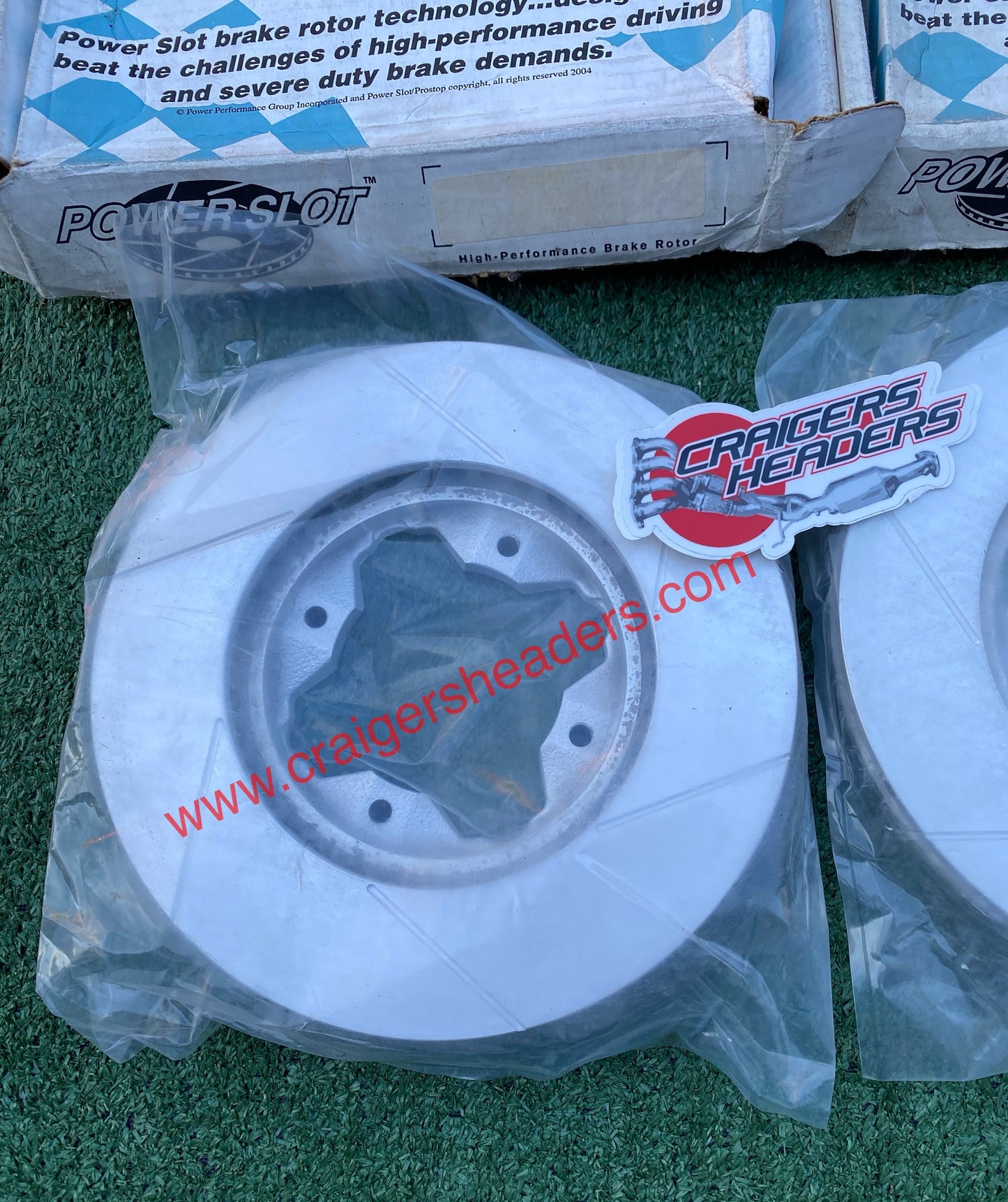 POWERSTOP SLOTTED ROTORS - 90-97 Accord Coupe or Sedan.