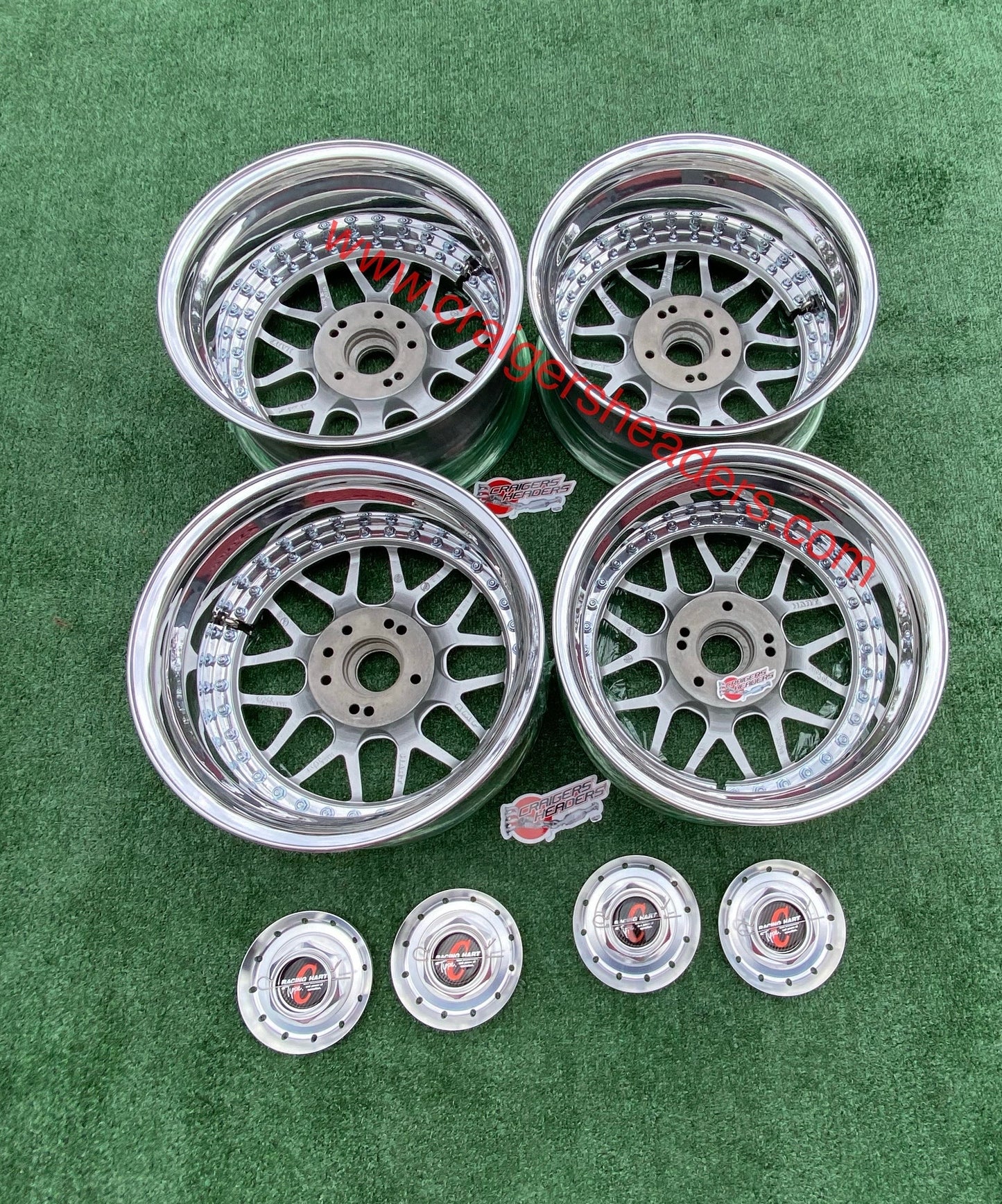 Racing Hart Type C’s - 4x114 & 5x114 - 16 x 7" +38 Offset