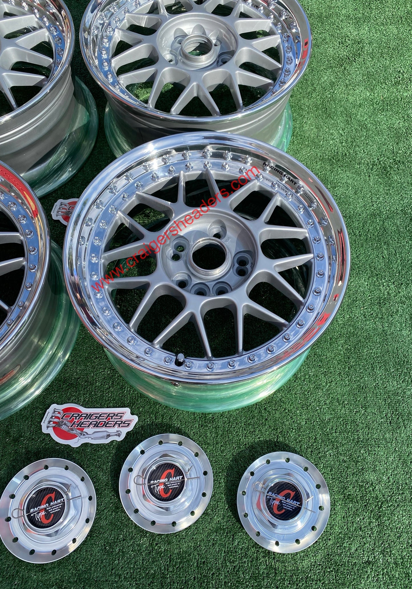Racing Hart Type C’s - 4x114 & 5x114 - 16 x 8" +38 Offset
