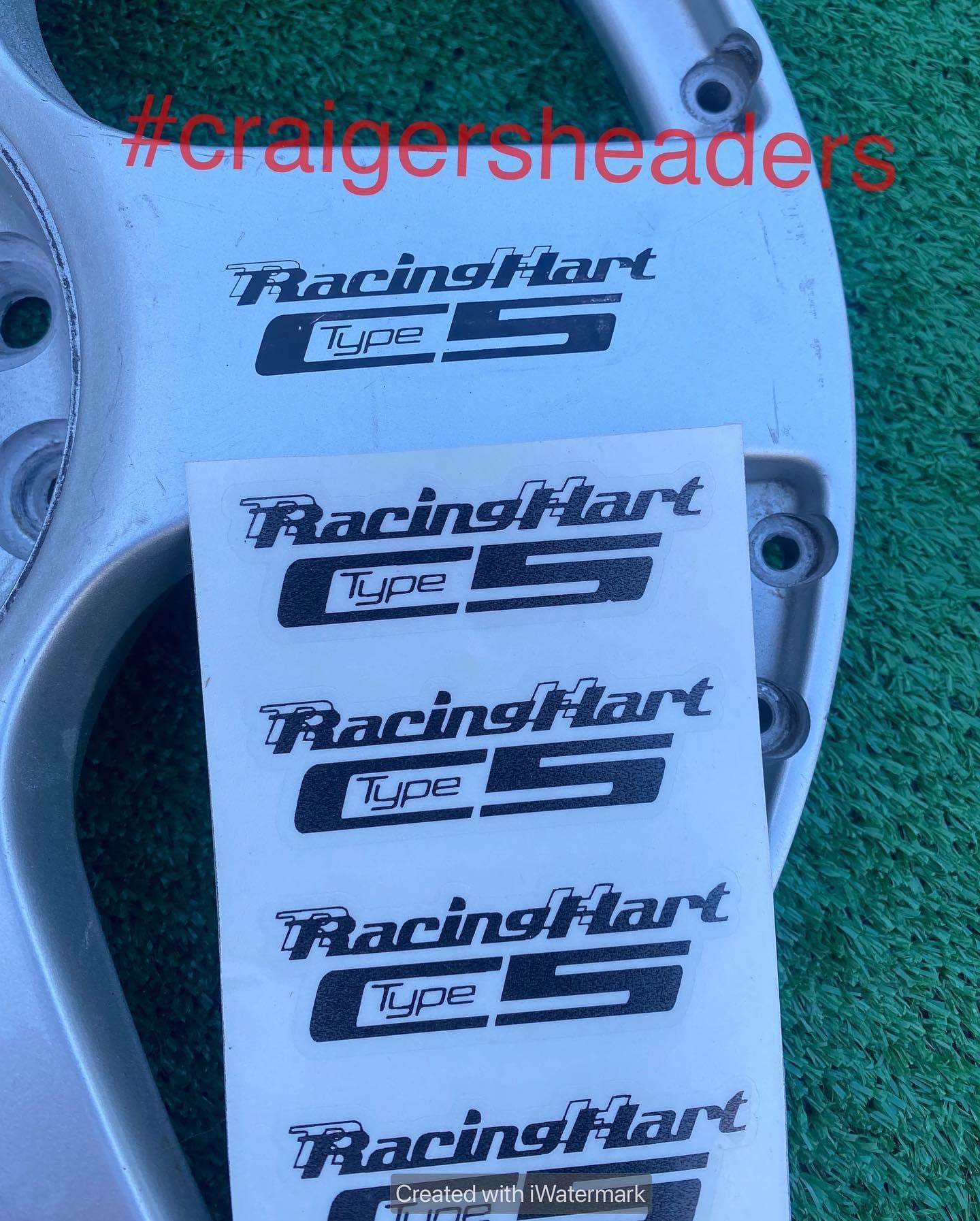Racing Hart C5 Spoke Replacement Stickers