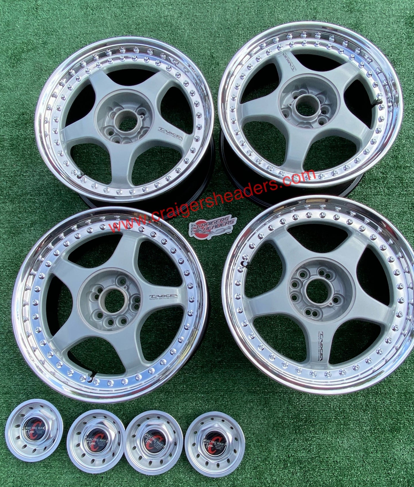 Racing Hart Tracer Type C’s - 4x100 & 5x100 - 16X7" +38 Offset