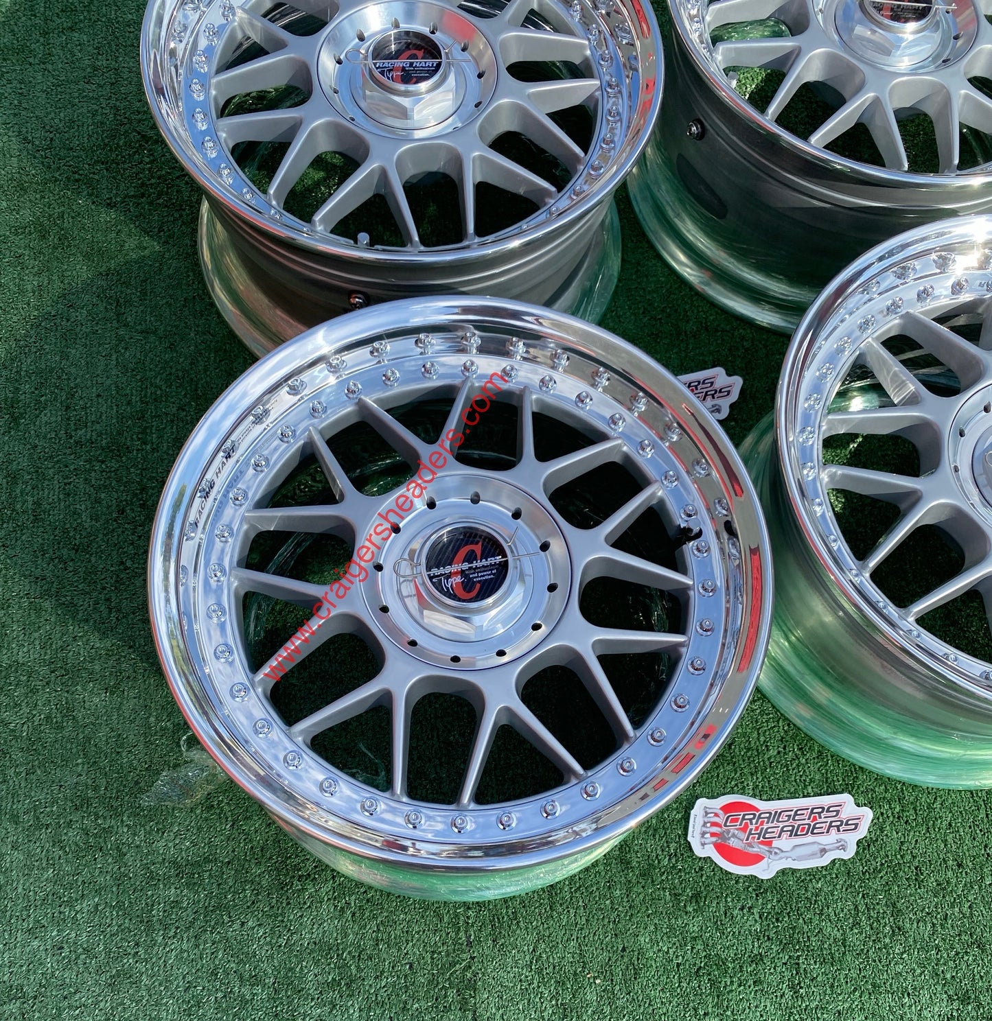 Racing Hart Type C’s - 4x114 & 5x114 - 16 x 8" +38 Offset