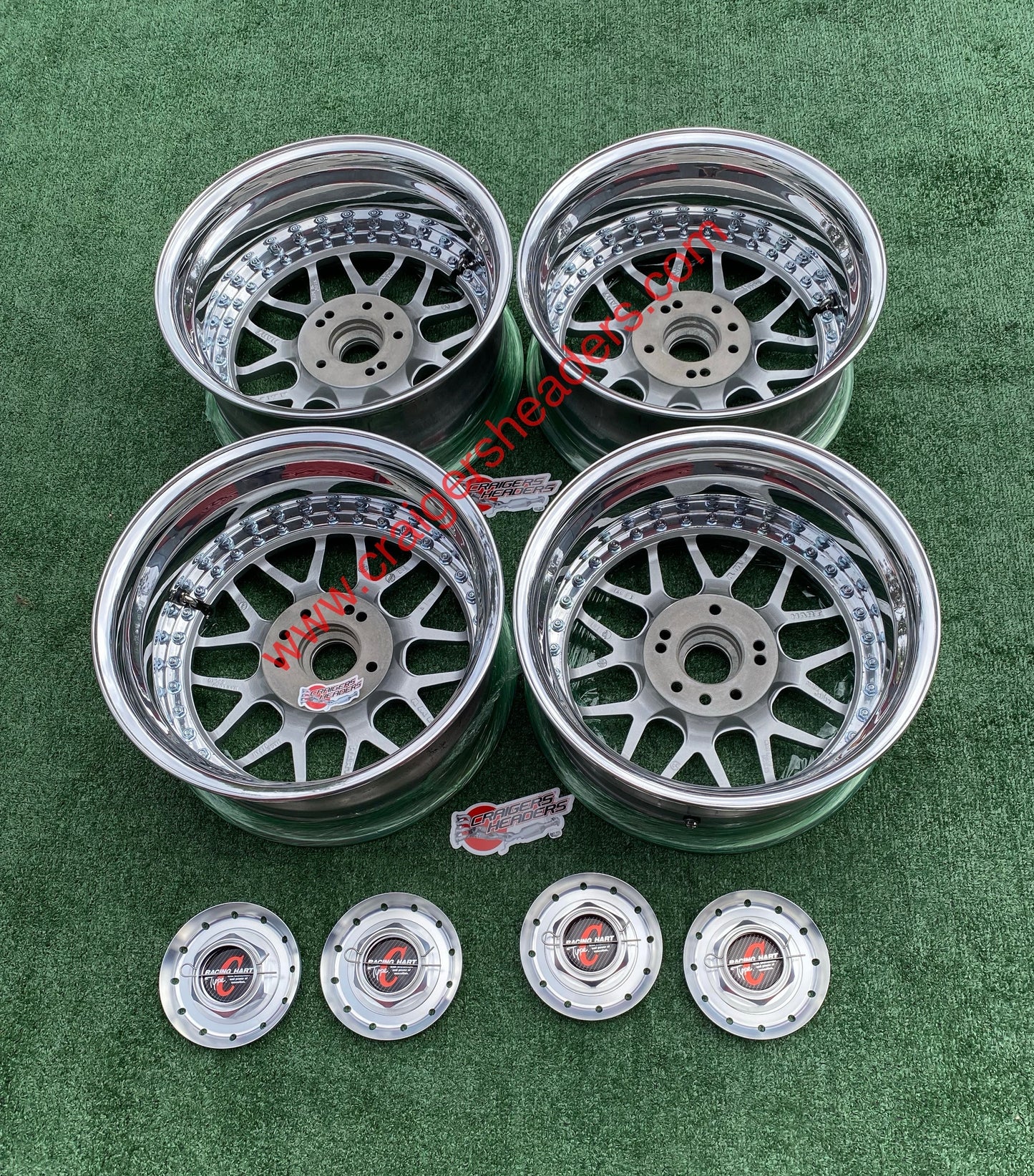 Racing Hart Type C’s - 4x114 & 5x114 - 16 x 7" +38 Offset