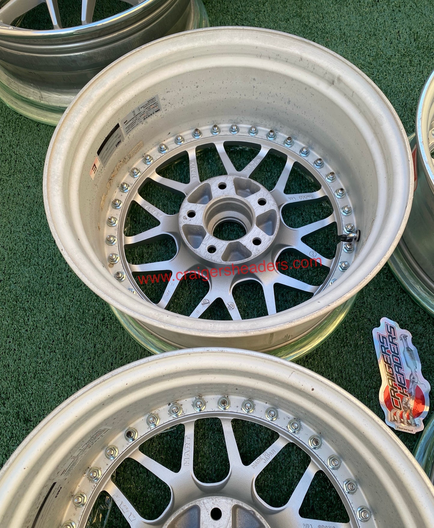 Racing Hart Type C’s - 5x114 - 16x7" and 16x8", +33 Offset