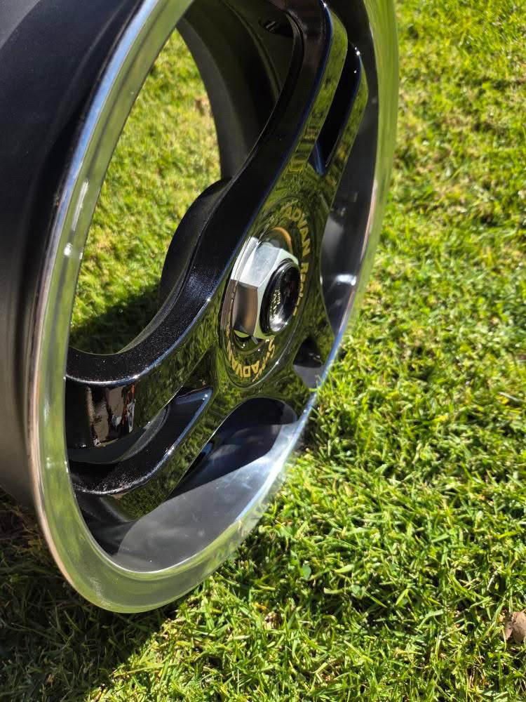 Yokohama Super ADVAN Racing SA3R Black 16x7 & 16x8", 4x100 Lug Pattern