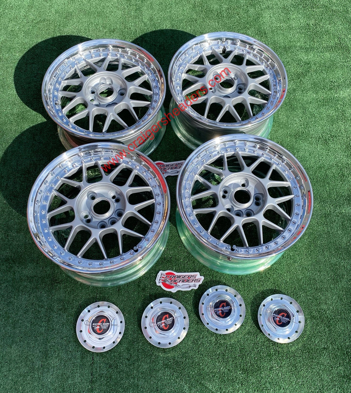 Racing Hart Type C’s - 4x114 & 5x114 - 16 x 8" +38 Offset