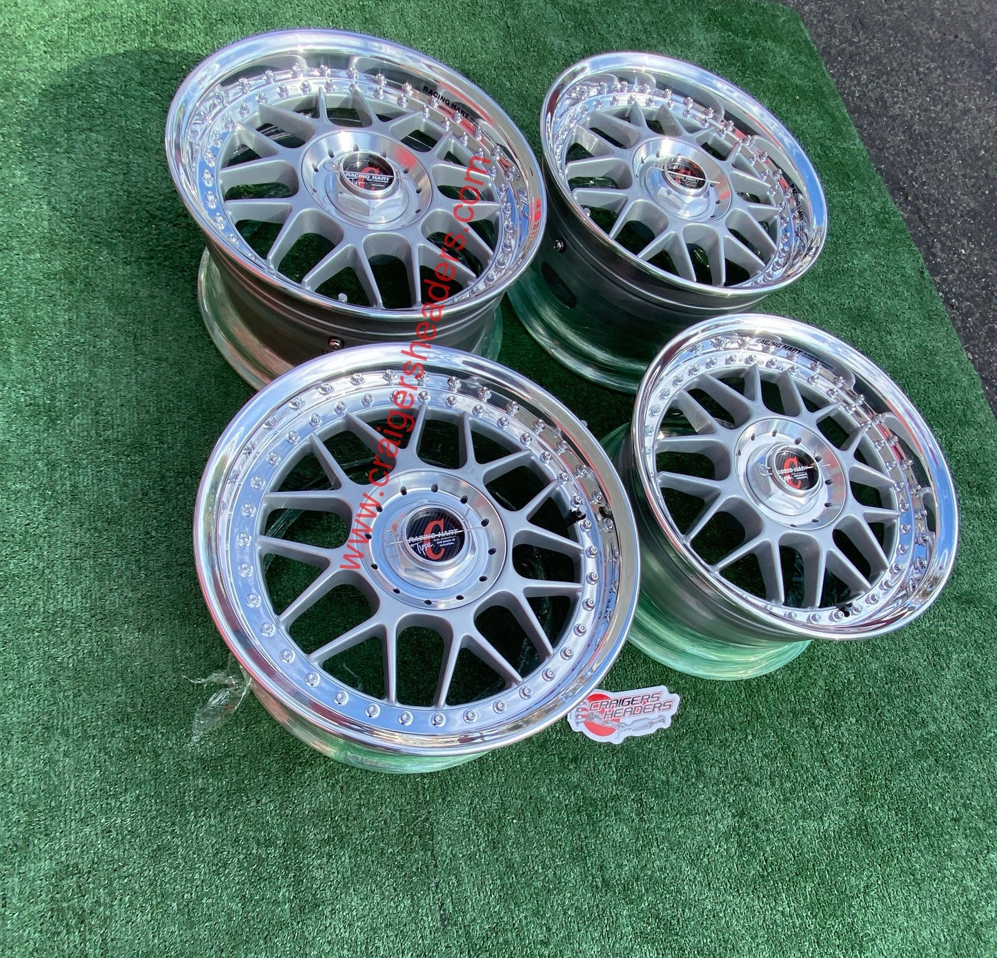 Racing Hart Type C’s - 4x114 & 5x114 - 16 x 8" +38 Offset
