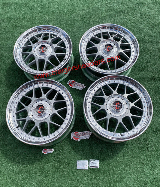Racing Hart Type C’s - 4x114 & 5x114 - 16 x 6.5" +31 Offset