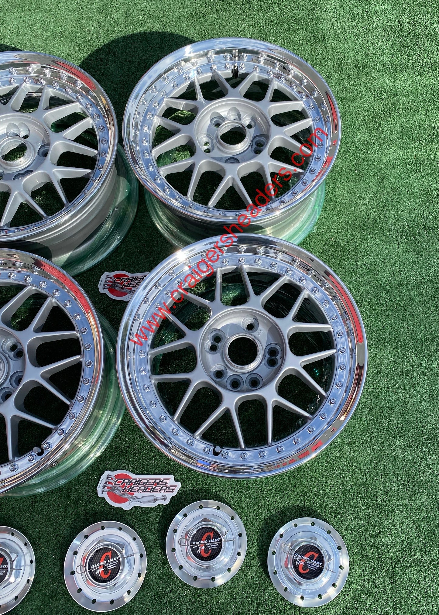 Racing Hart Type C’s - 4x114 & 5x114 - 16 x 8" +38 Offset