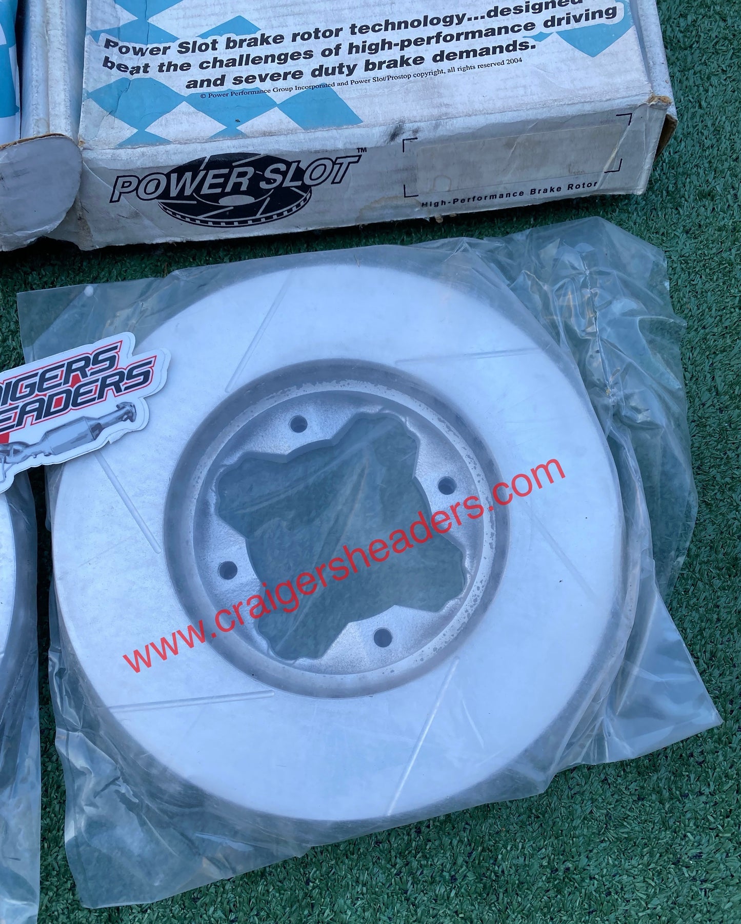 POWERSTOP SLOTTED ROTORS - 90-97 Accord Coupe or Sedan.