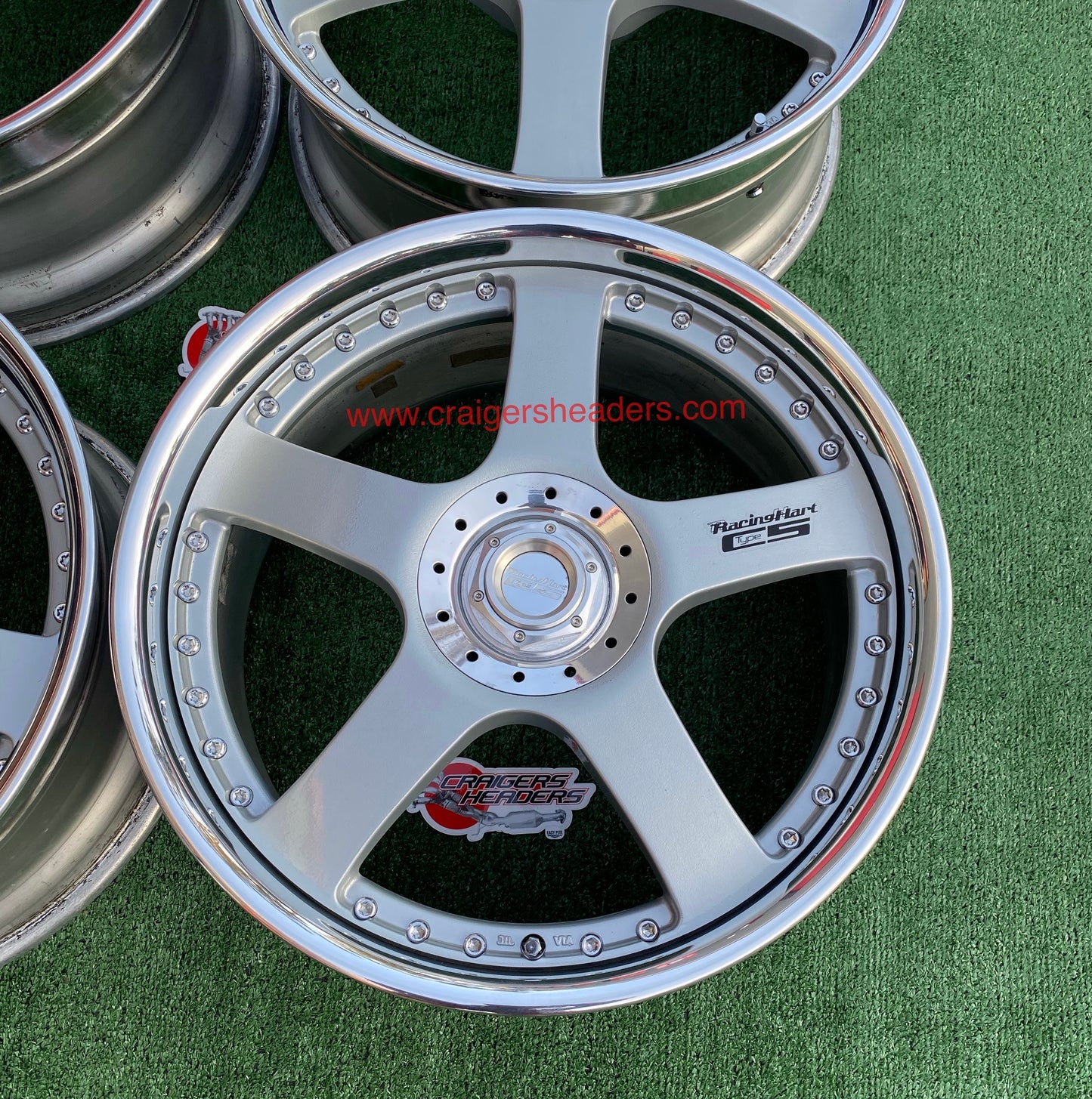 Racing Hart Type C5’s - 5x114 & 4x114 - 19 x 8.5” +38 Offset