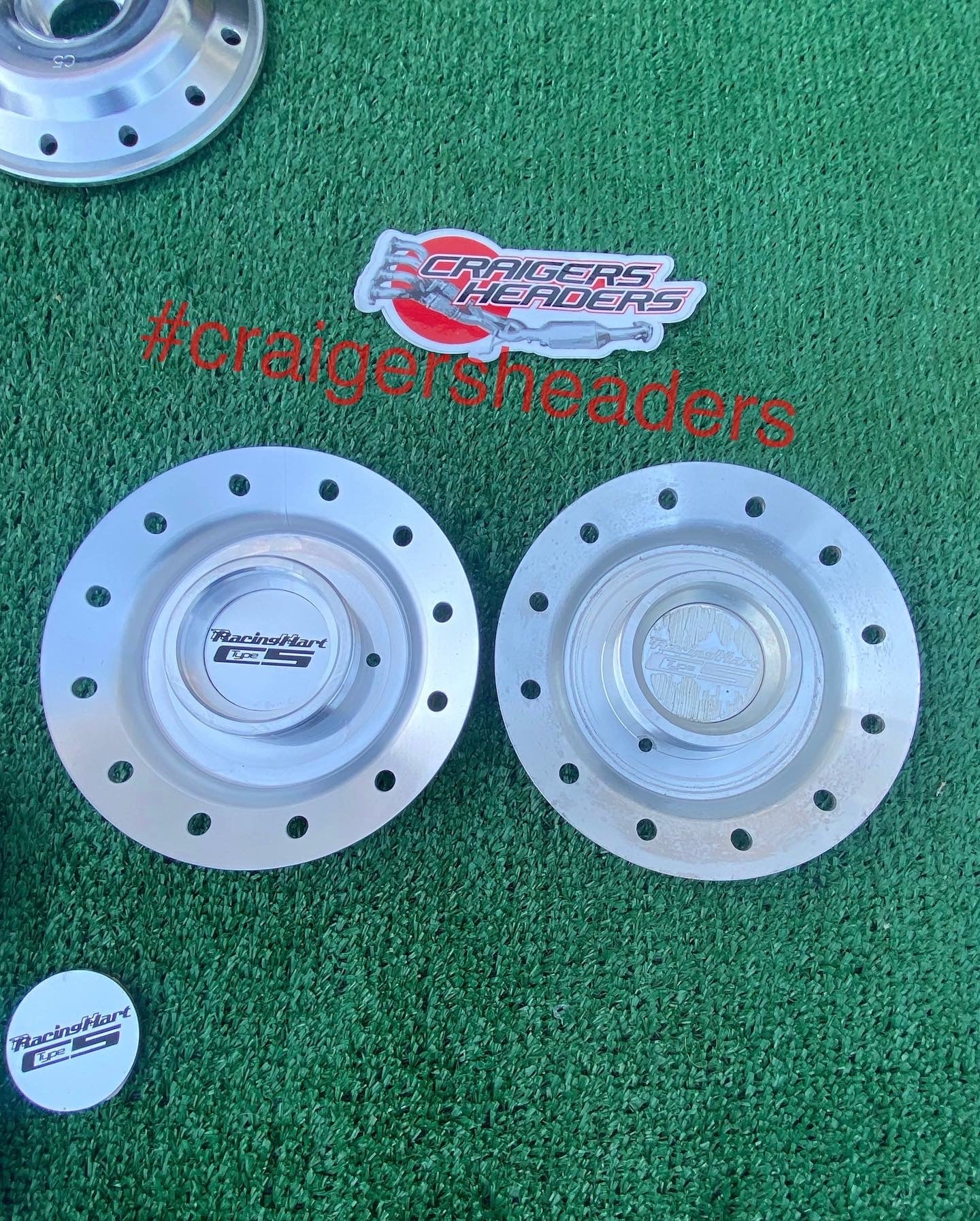 Racing Hart C5 Caps and Dishes