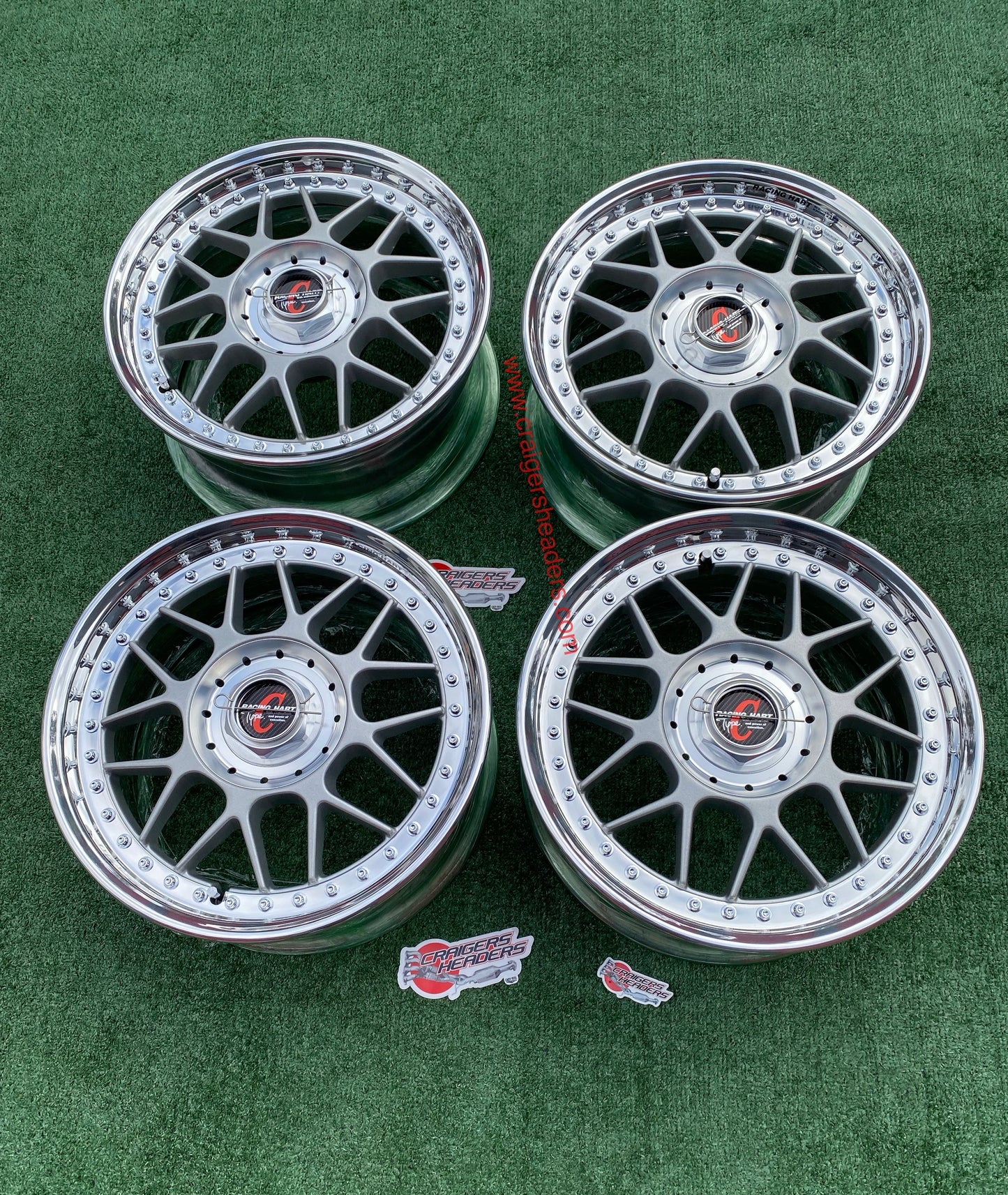 Racing Hart Type C’s - 4x114 & 5x114 - 16 x 7" +38 Offset