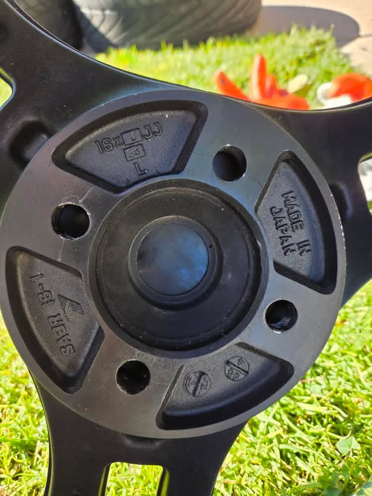 Yokohama Super ADVAN Racing SA3R Black 16x7 & 16x8", 4x100 Lug Pattern