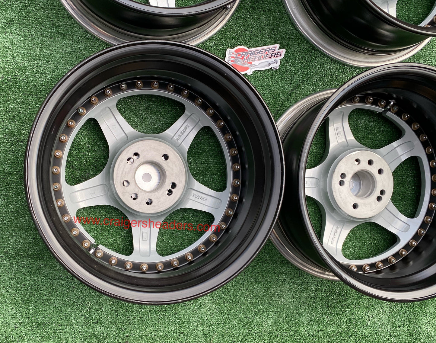 Racing Hart Tracer Type C’s - 4x100 & 5x100 - 16X7" +38 Offset